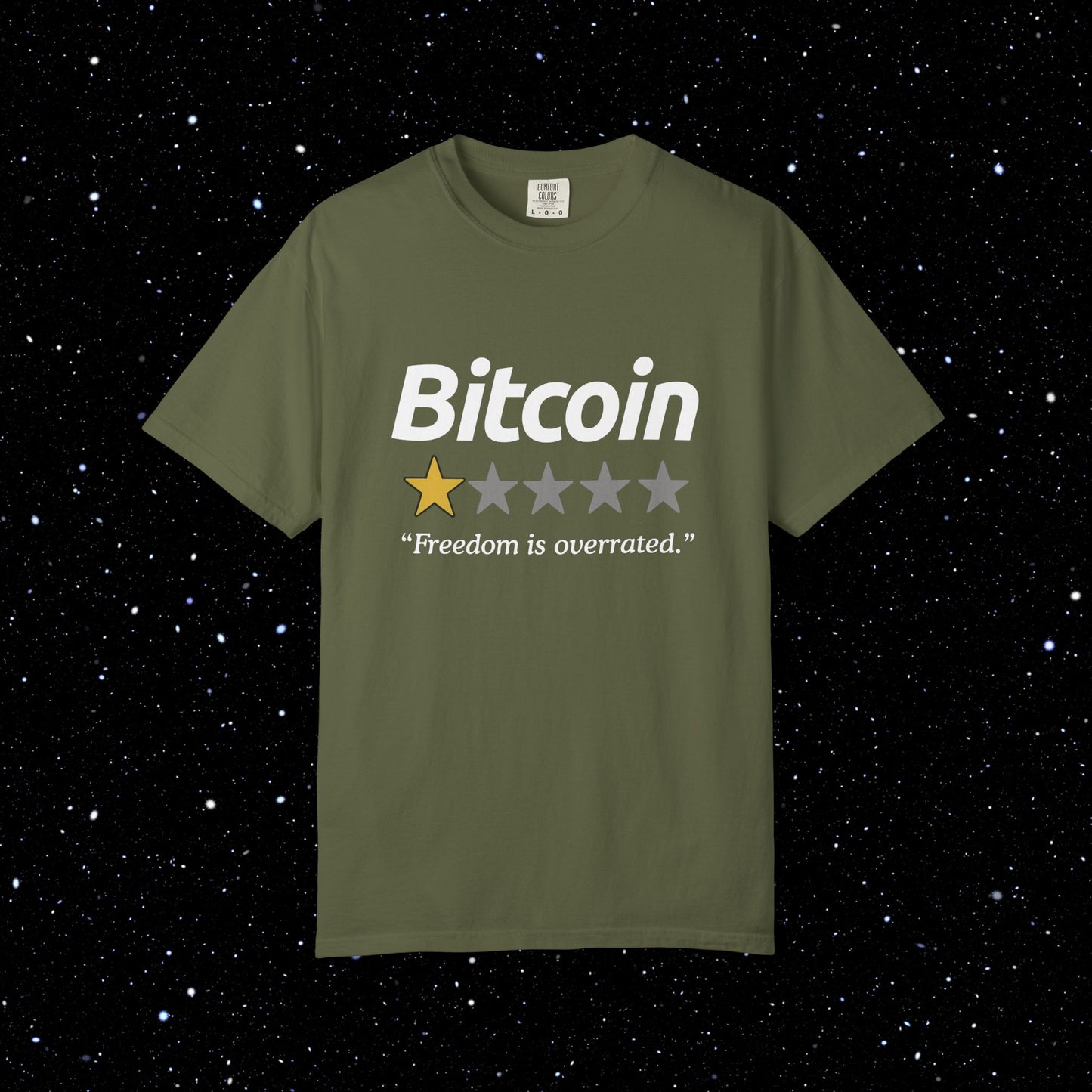 Bitcoin Is Overrated Tee Shirt