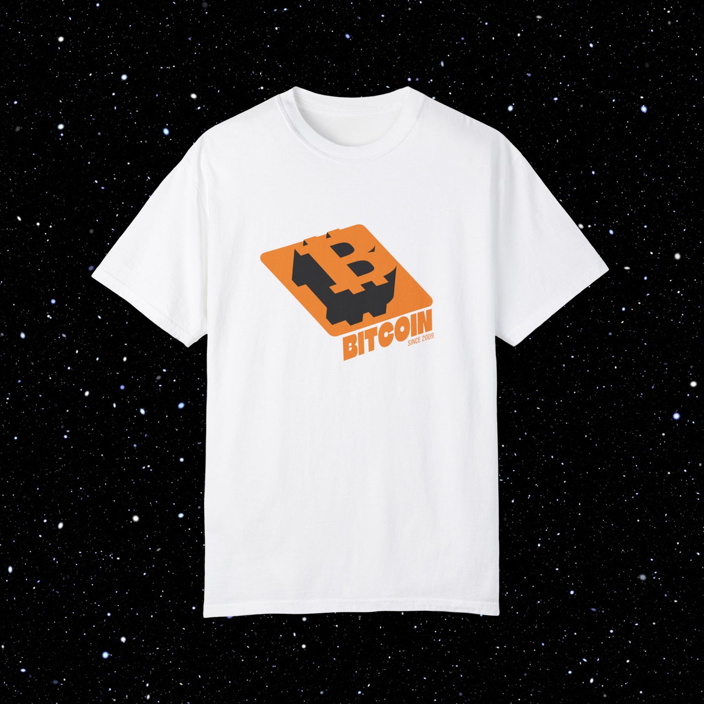 Bitcoin Block Comfort Colors Tee Shirt