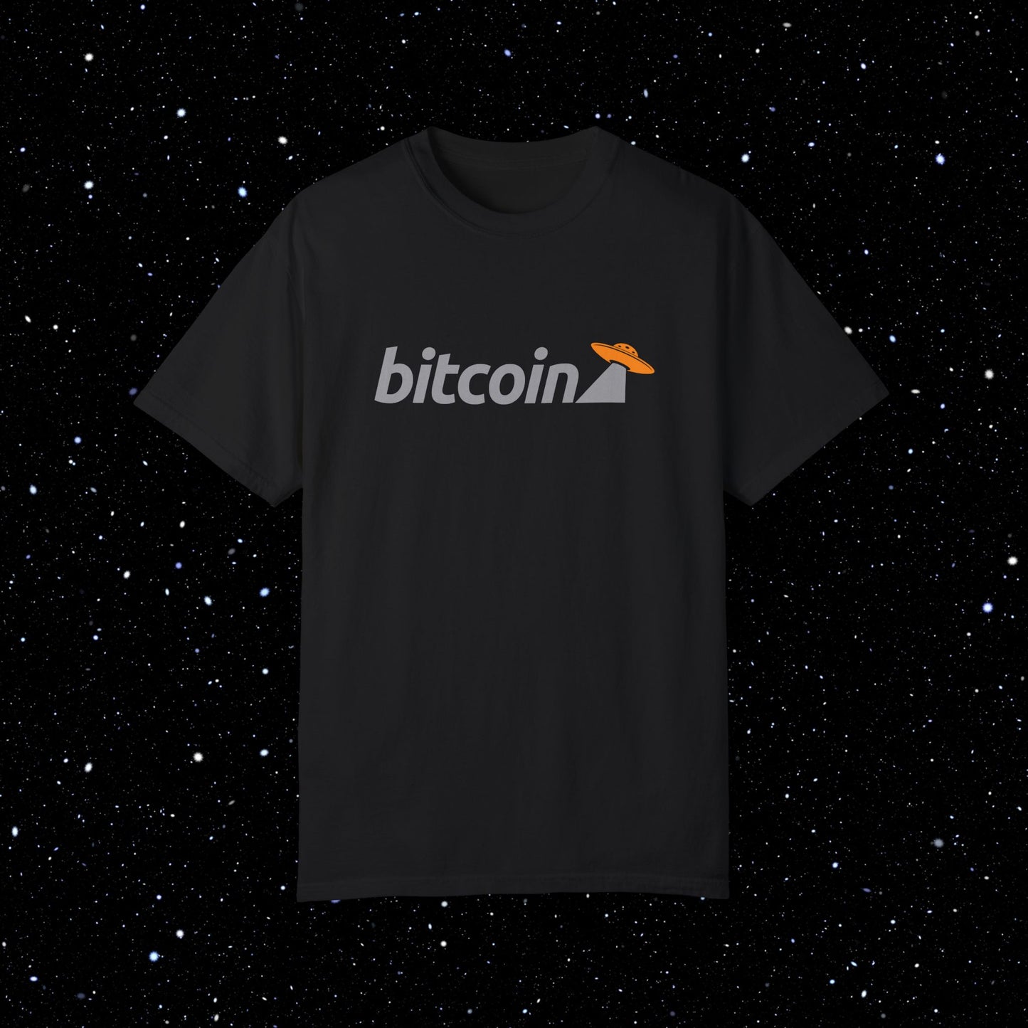 Bitcoin UFO Comfort Colors Tee Shirt