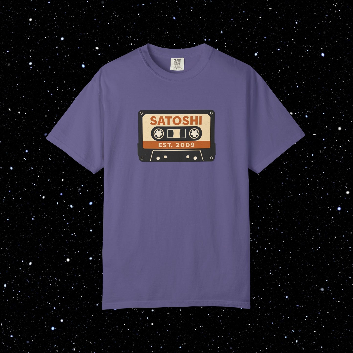 Satoshi Cassette Tape Bitcoin Tee