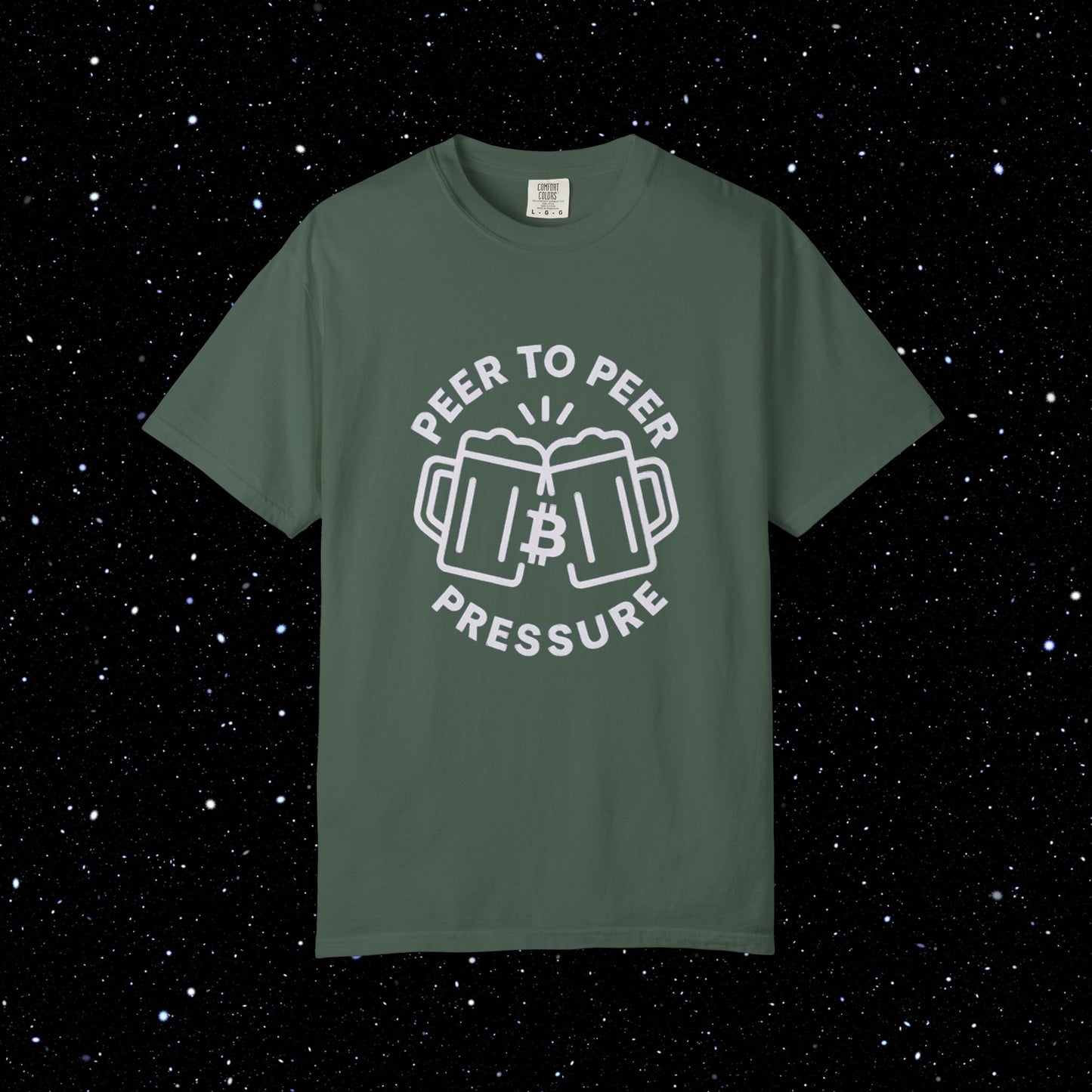 Peer to Peer Pressure Bitcoin Tee