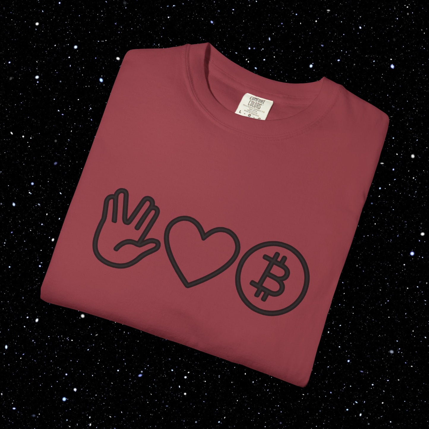 Live Free and Prosper Bitcoin Tee Shirt