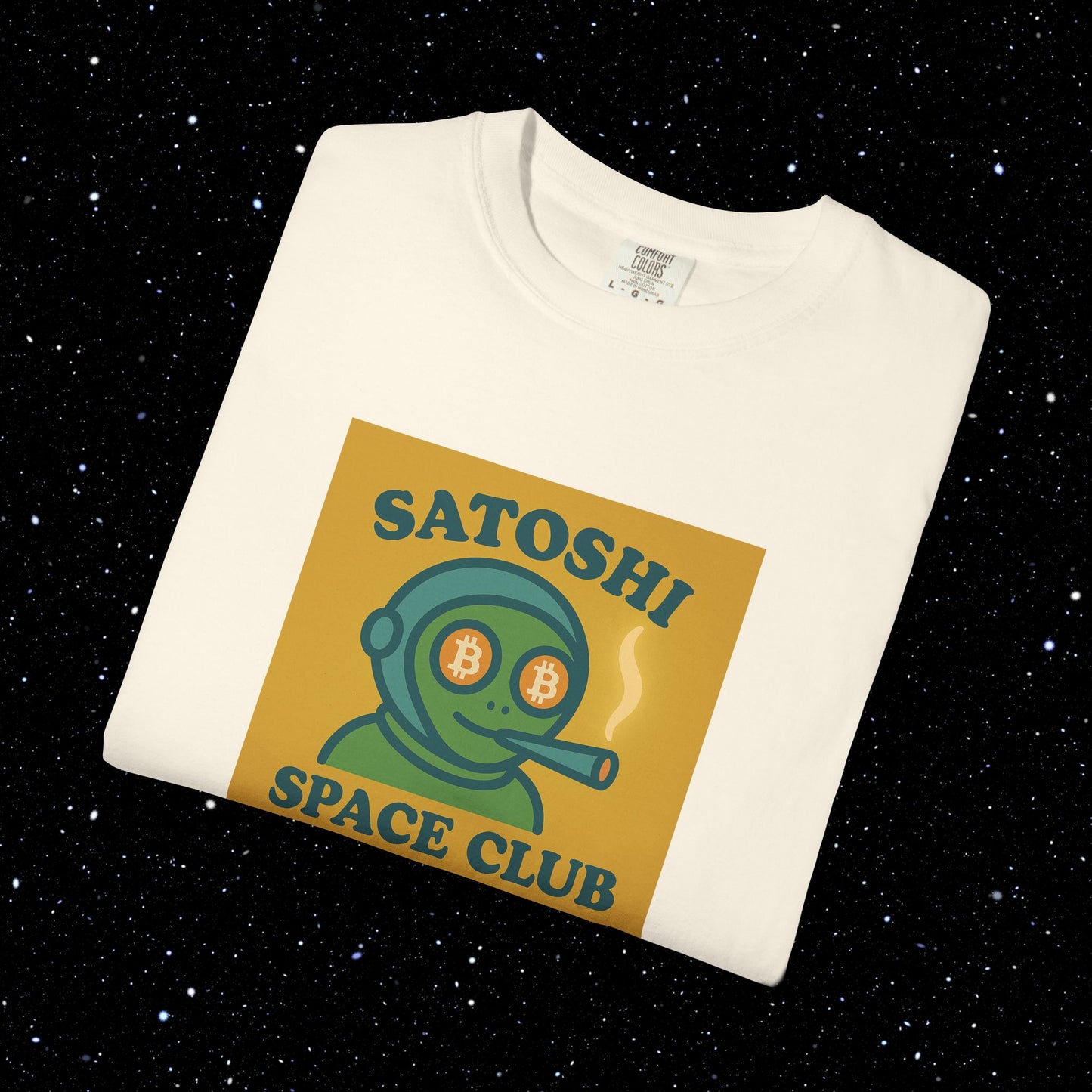 Satoshi Space Club - Lost In Space Bitcoin Tee Shirt
