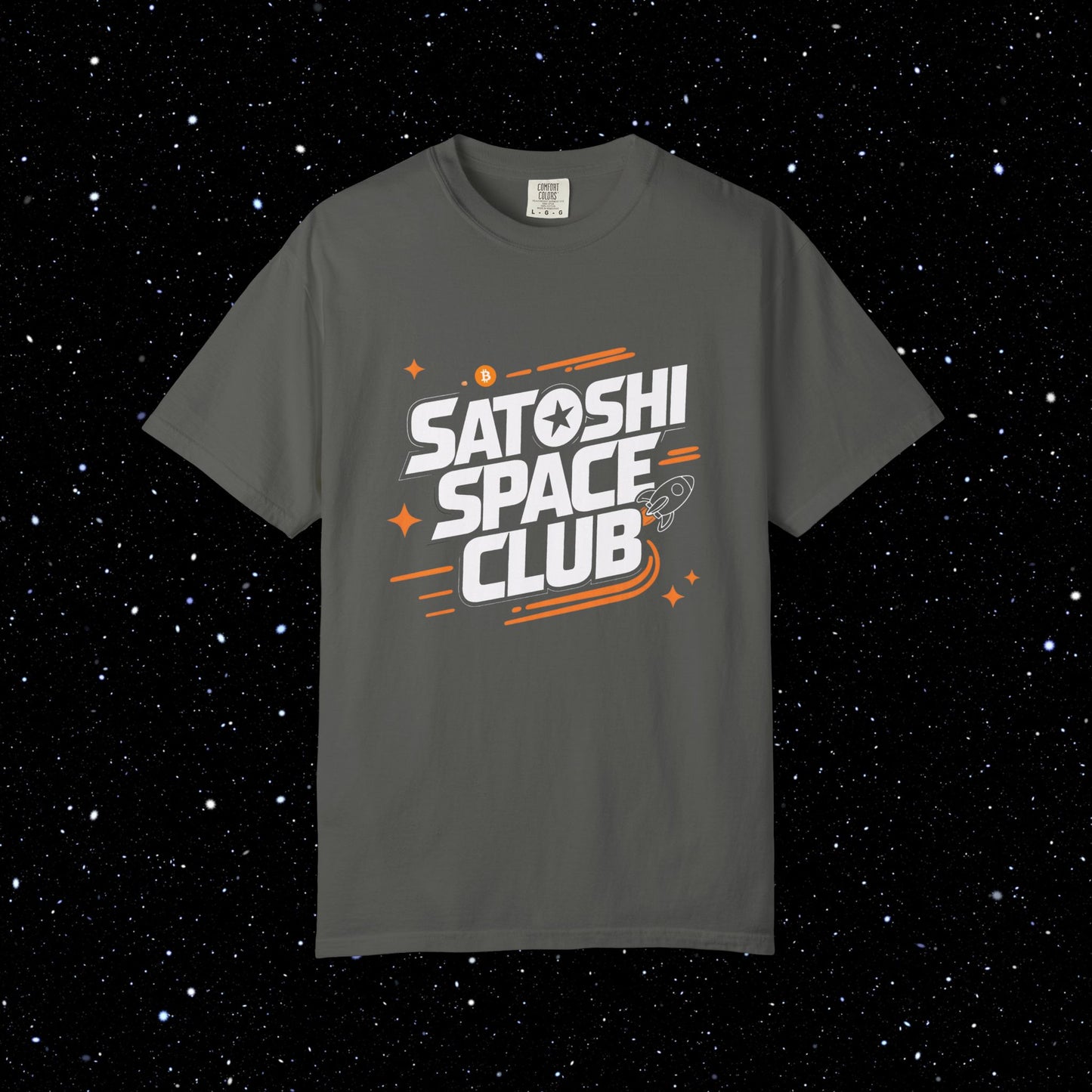 Satoshi Space Club Warp Speed Tee