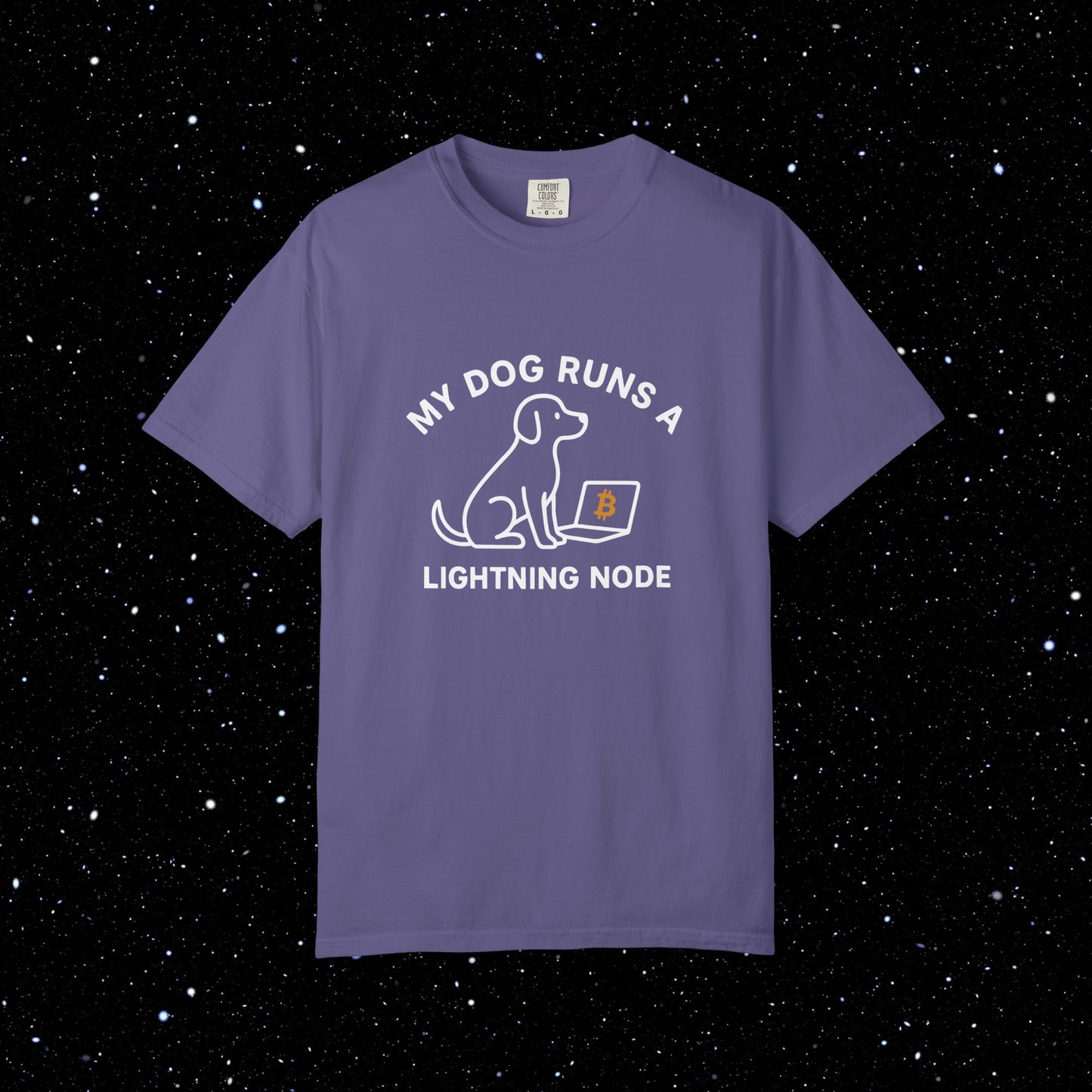 My Dog Runs a Lightning Node Bitcoin Tee