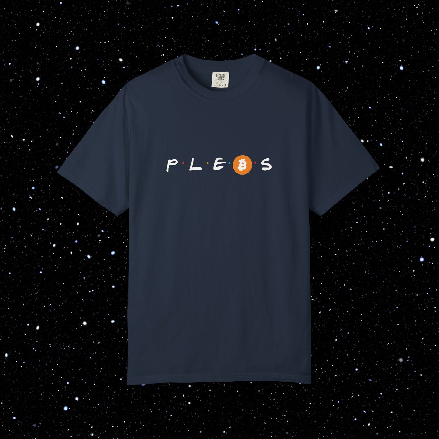 PLEBS - Comfort Colors Bitcoin Tee Shirt