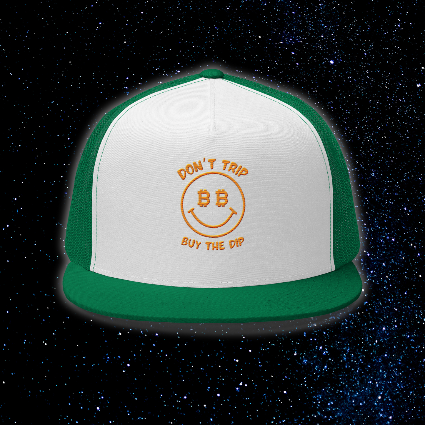 Don’t Trip Buy the Dip Bitcoin Trucker Hat