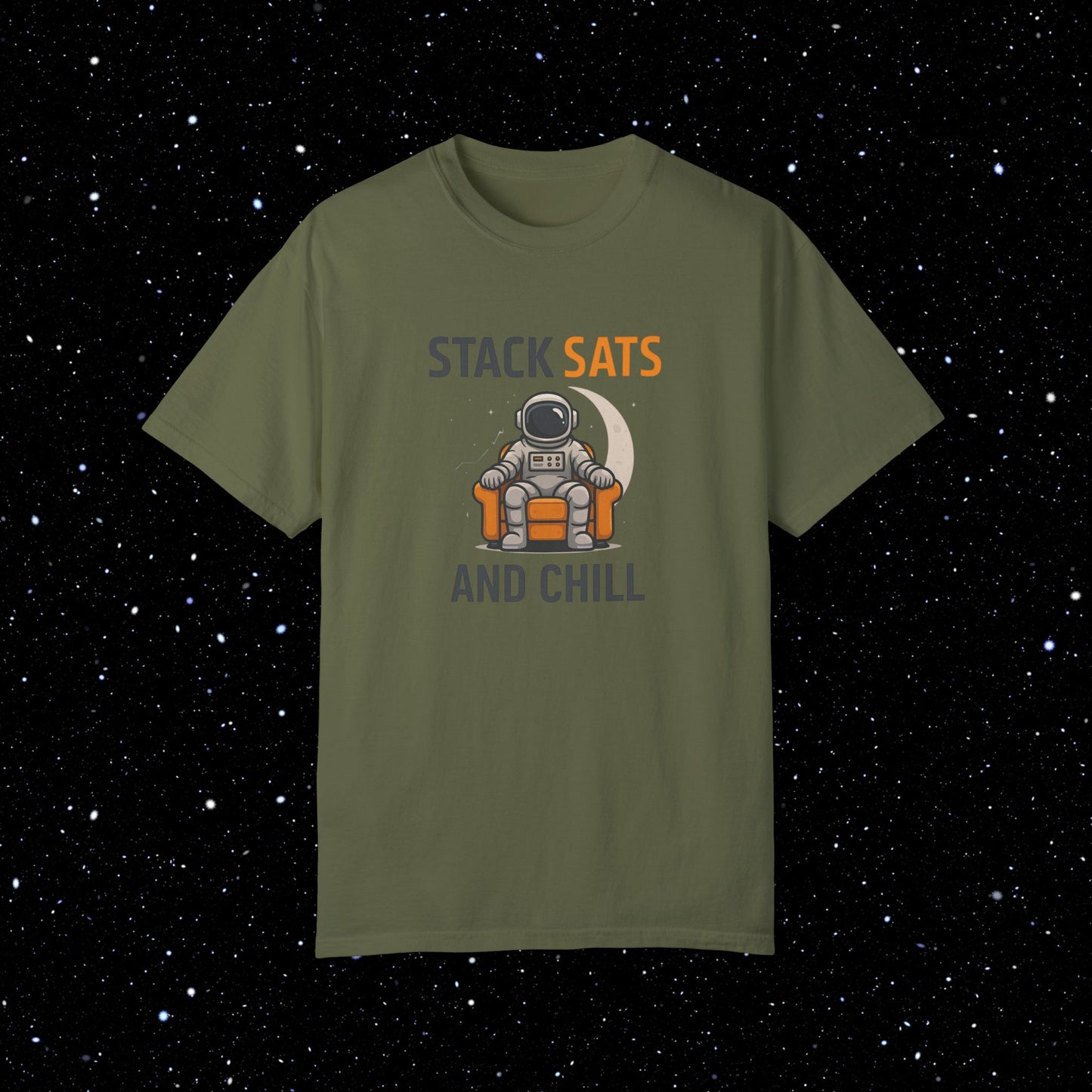Stack Sats and Chill - Bitcoin Comfort Colors Tee Shirt