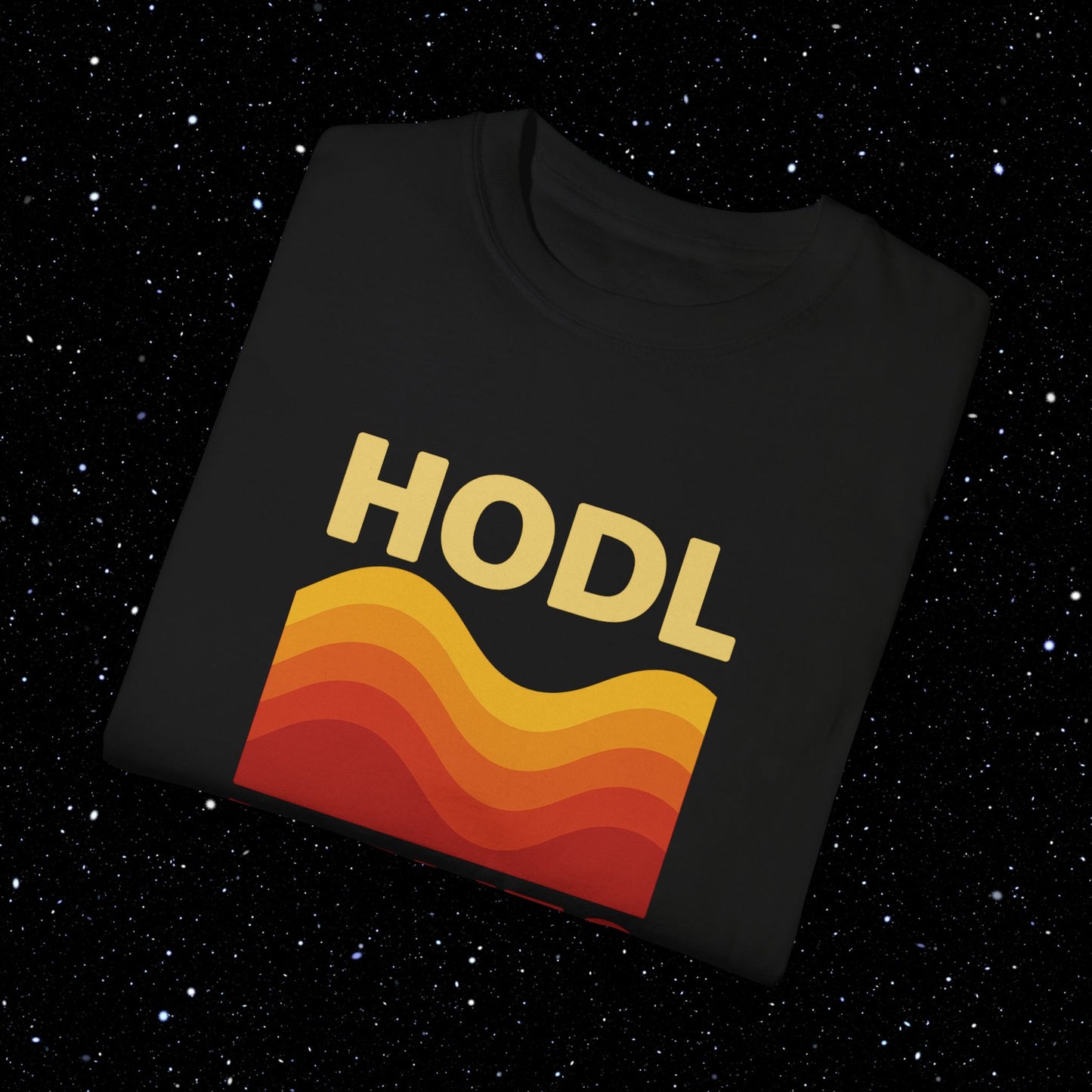 HODL Waves Comfort Colors Bitcoin Tee Shirt