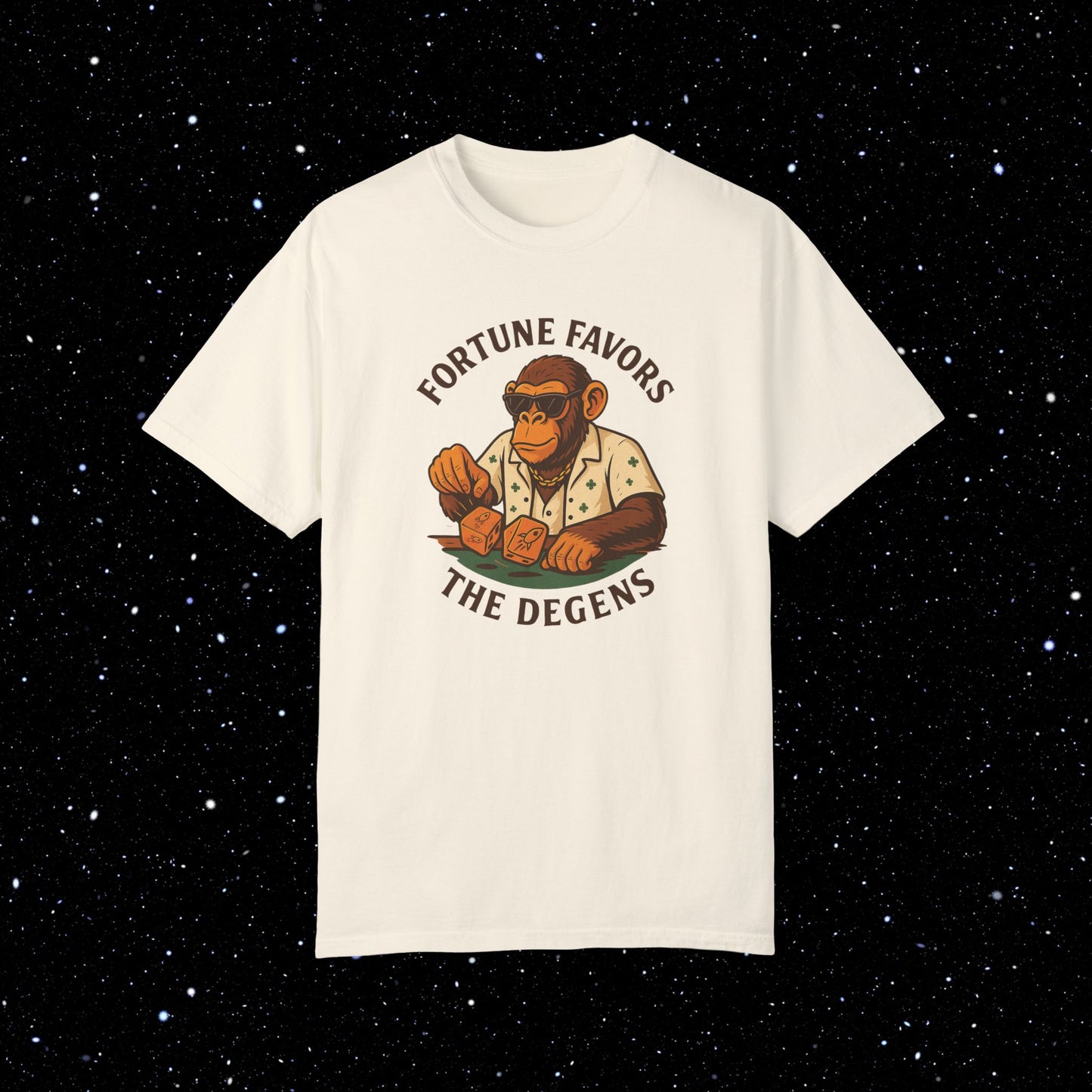 Fortune Favors the Degens Comfort Colors Tee Shirt