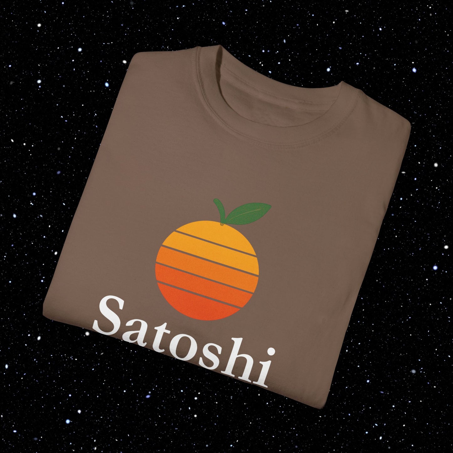 Satoshi Orange - Bitcoin Comfort Colors Tee Shirt