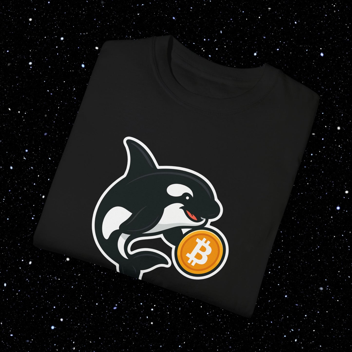 Bitcoin Orca Comfort Colors Tee Shirt