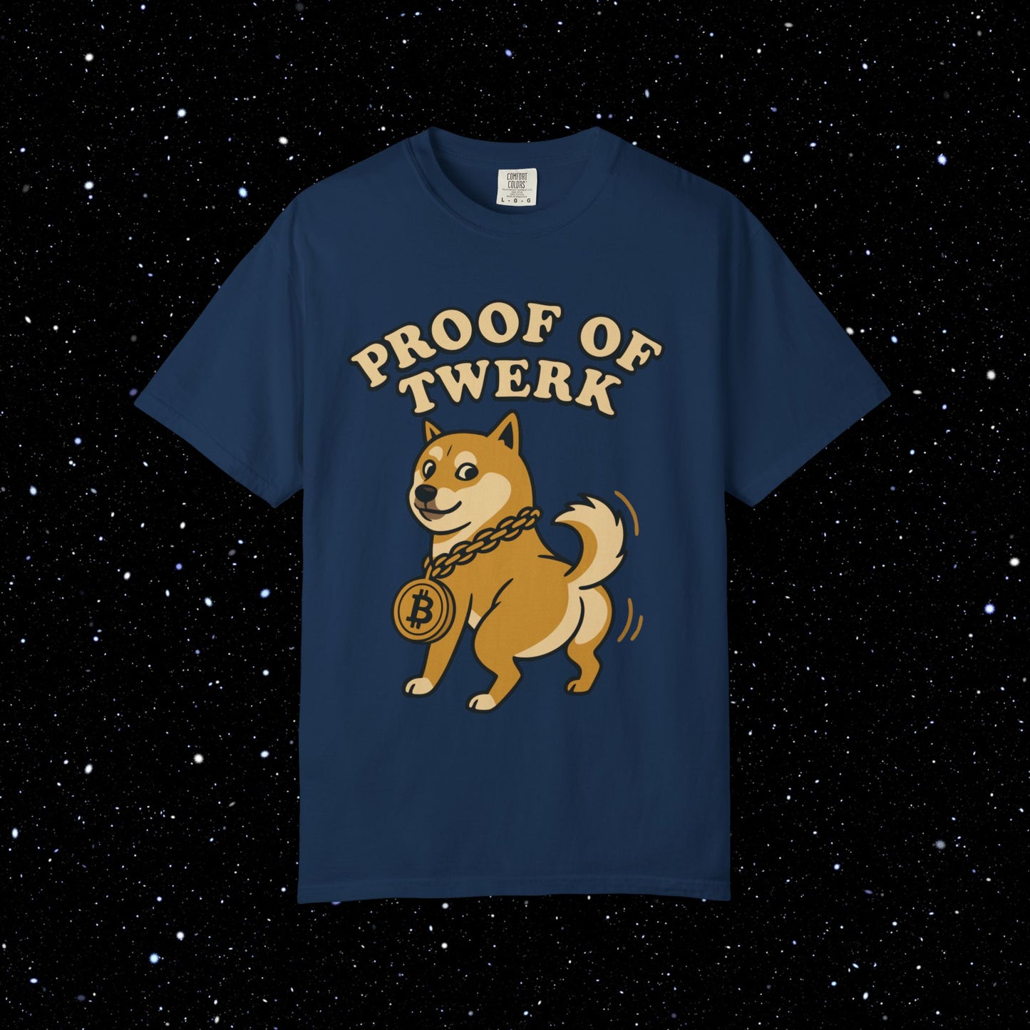 Proof of Twerk Bitcoin Doge Tee