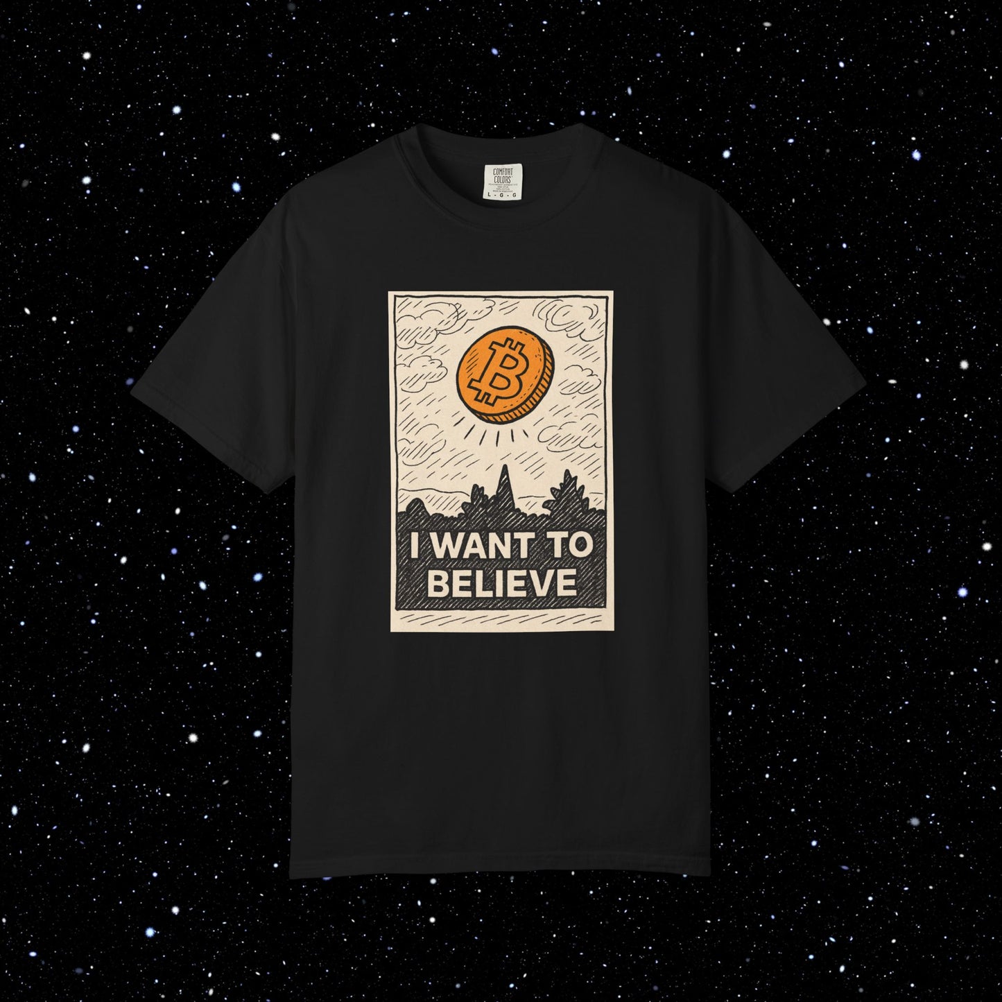 I Want To Believe Bitcoin Tee