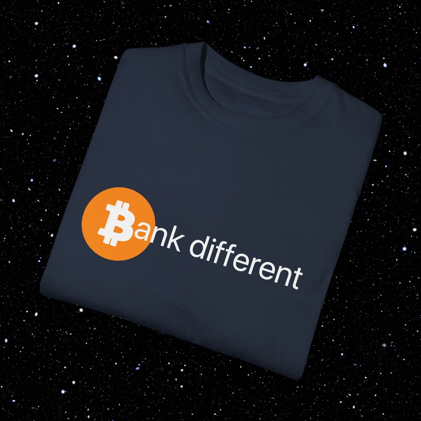 Bank Different Bitcoin Comfort Colors Tee Shirt