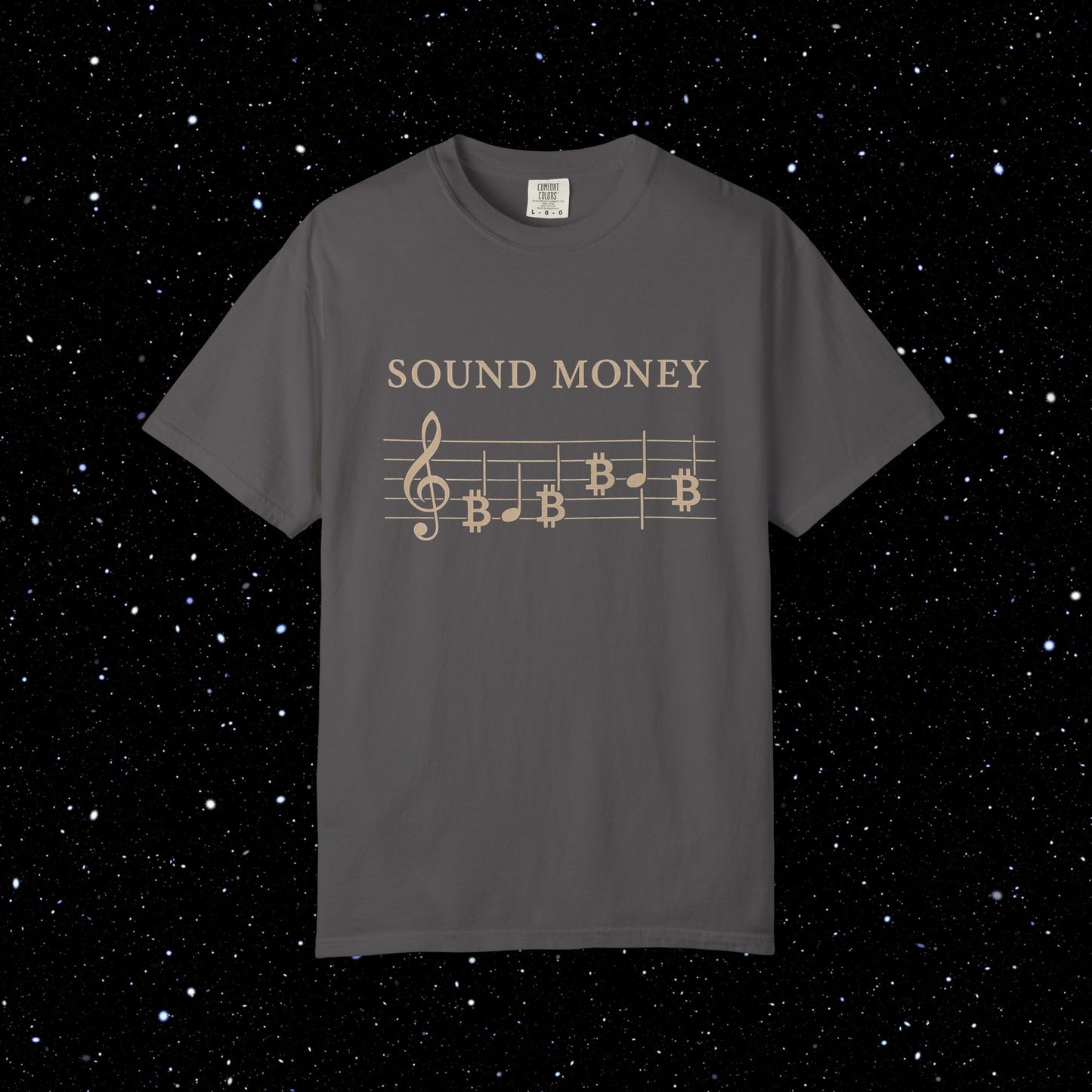 Sound Money Sheet Music Bitcoin Tee