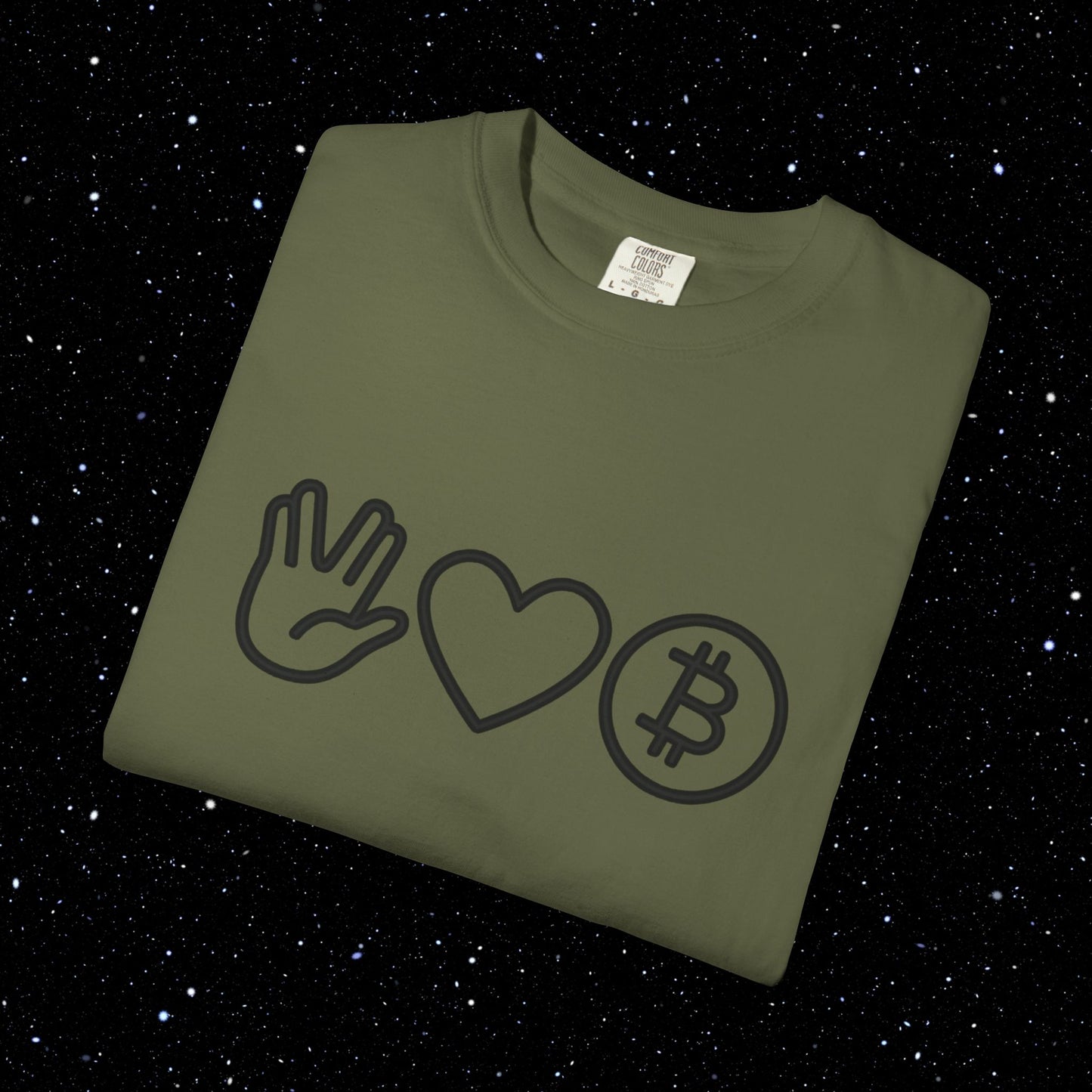 Live Free and Prosper Bitcoin Tee Shirt