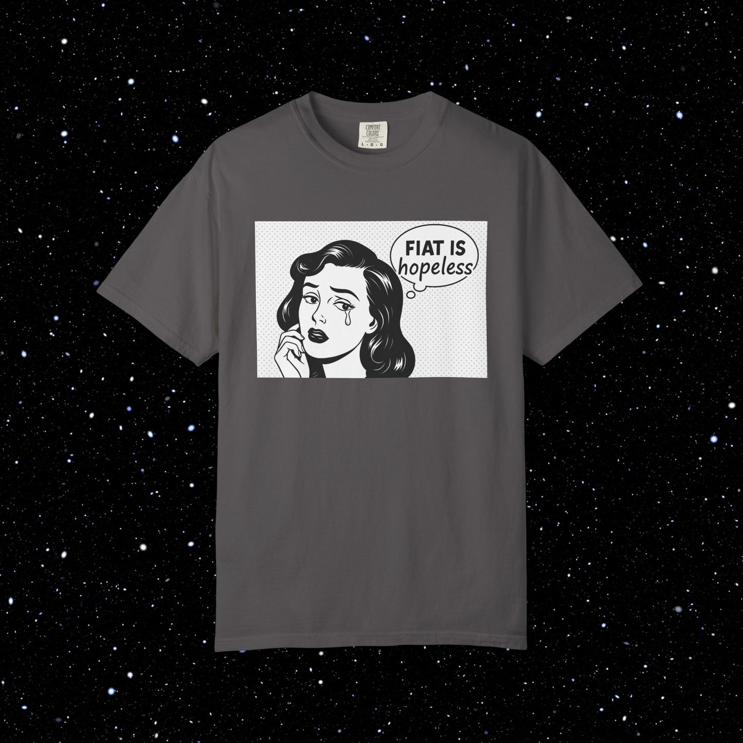 Fiat is Hopeless Pop Art Tee