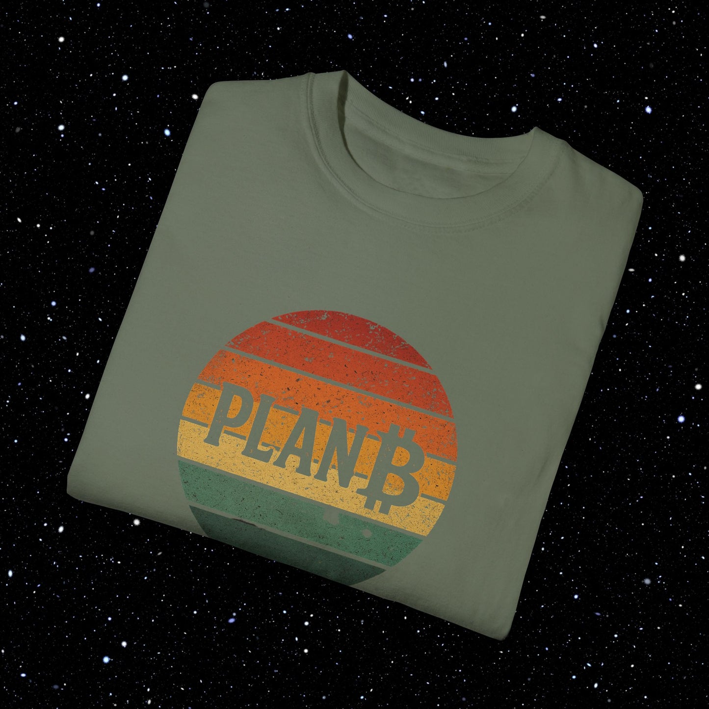Plan ₿ Grunge Sunset Comfort Colors Tee Shirt