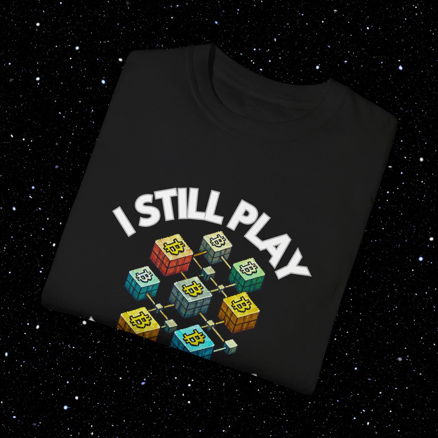 I Still Play With Blocks Bitcoin Tee Shirt