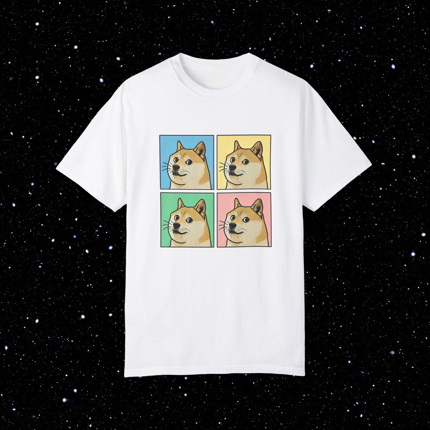 Pastel 4-Panel Doge T-Shirt