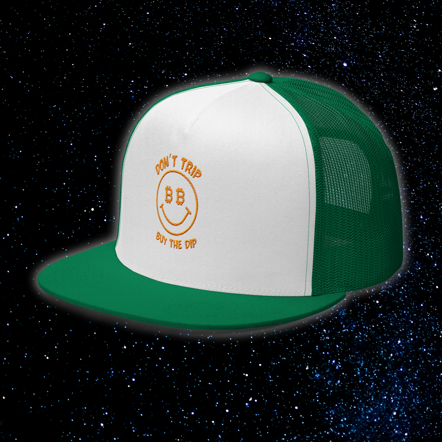 Don’t Trip Buy the Dip Bitcoin Trucker Hat