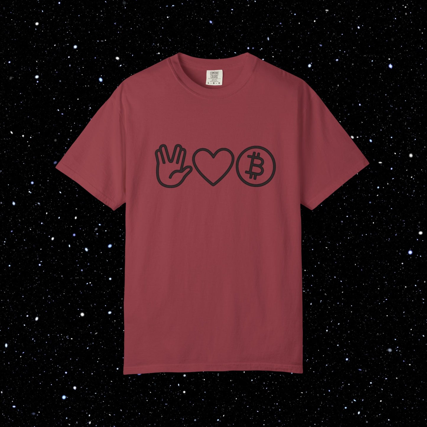 Live Free and Prosper Bitcoin Tee Shirt
