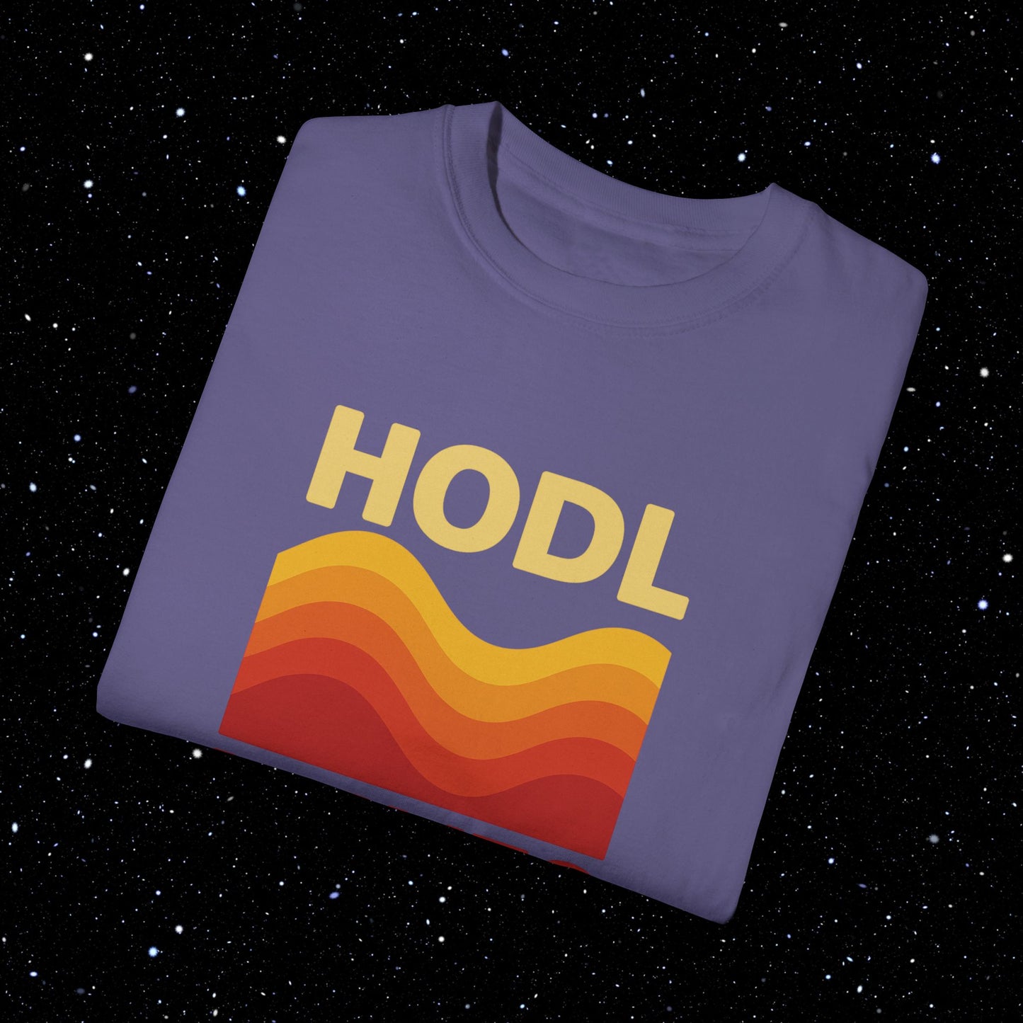 HODL Waves Comfort Colors Bitcoin Tee Shirt