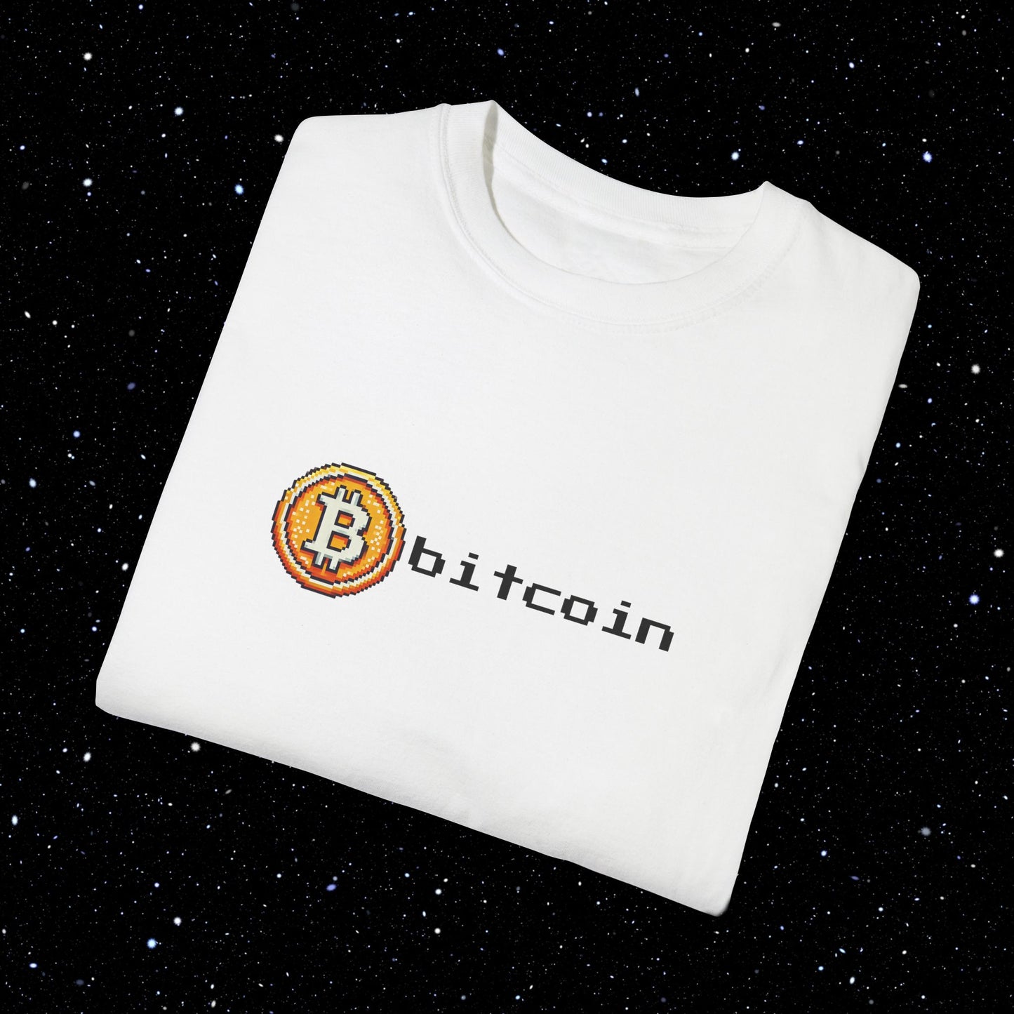 8-Bit Bitcoin Comfort Colors Tee Shirt