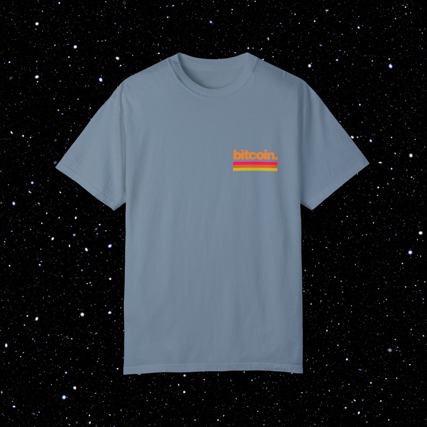 Minimal Bitcoin Comfort Colors Tee Shirt