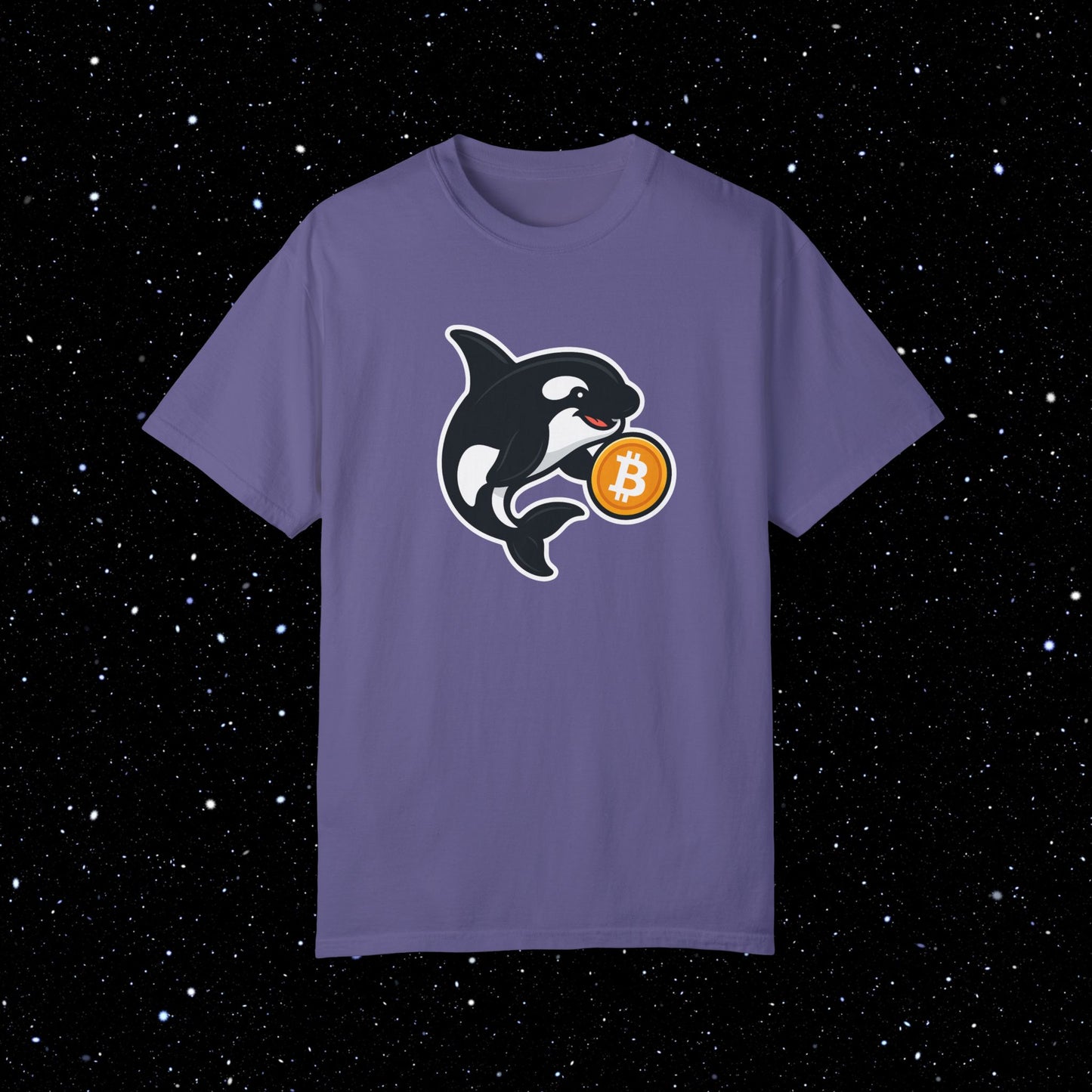 Bitcoin Orca Comfort Colors Tee Shirt