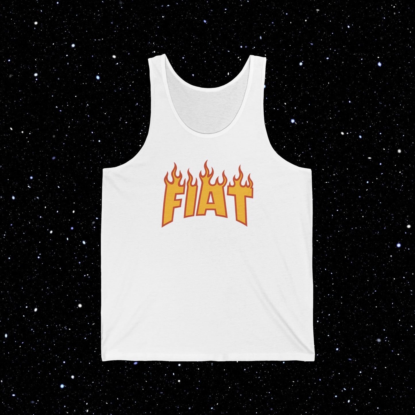 Fiat in Flames Bitcoin Tank