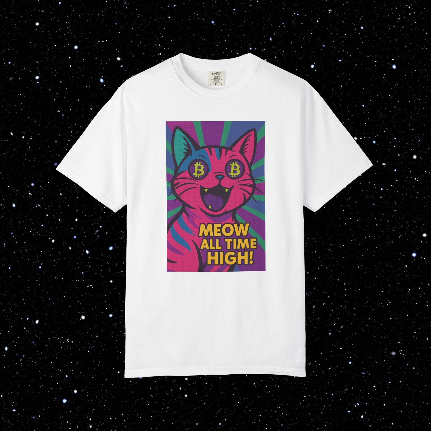 Meow All Time High Bitcoin Tee