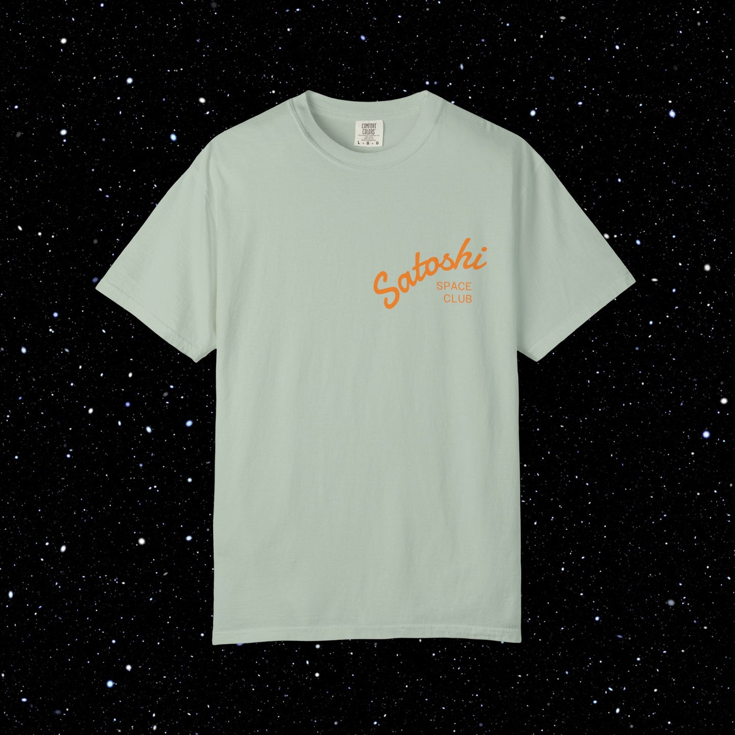 Its Not Anxiety Satoshi Space Club Back Print Tee