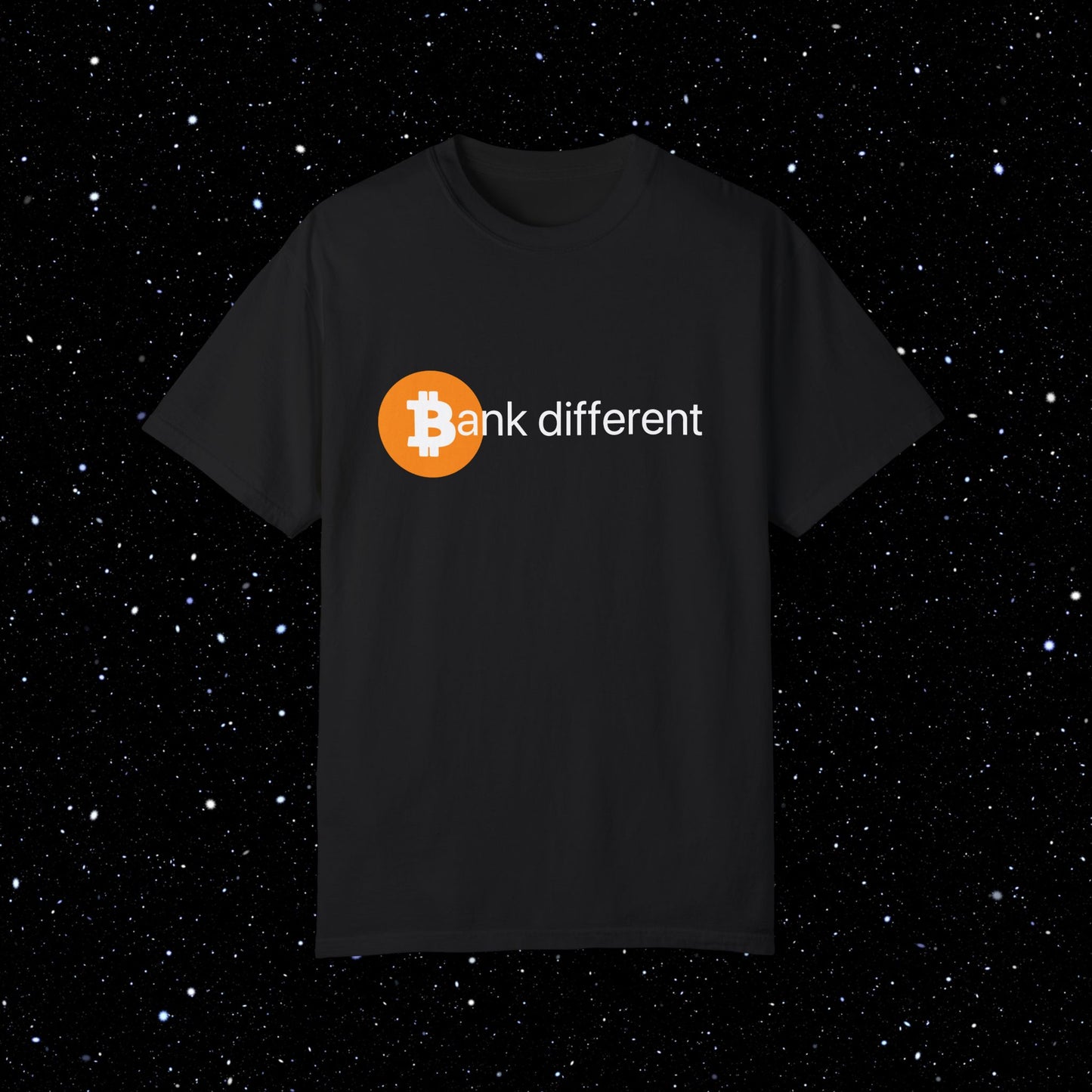 Bank Different Bitcoin Comfort Colors Tee Shirt