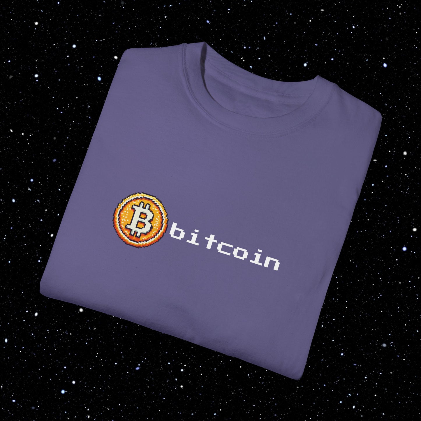 8-Bit Bitcoin Comfort Colors Tee Shirt