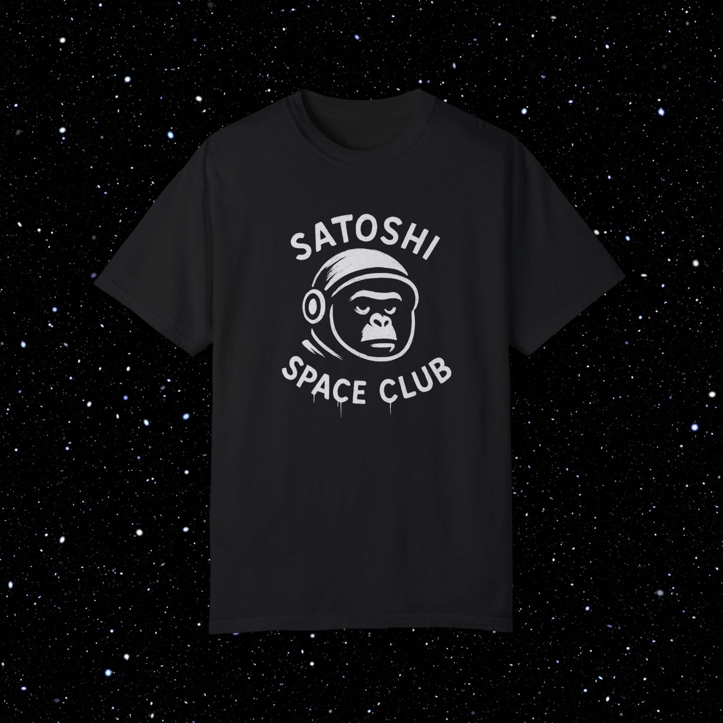 Satoshi Space Club - Primate Explorer Comfort Colors Tee Shirt