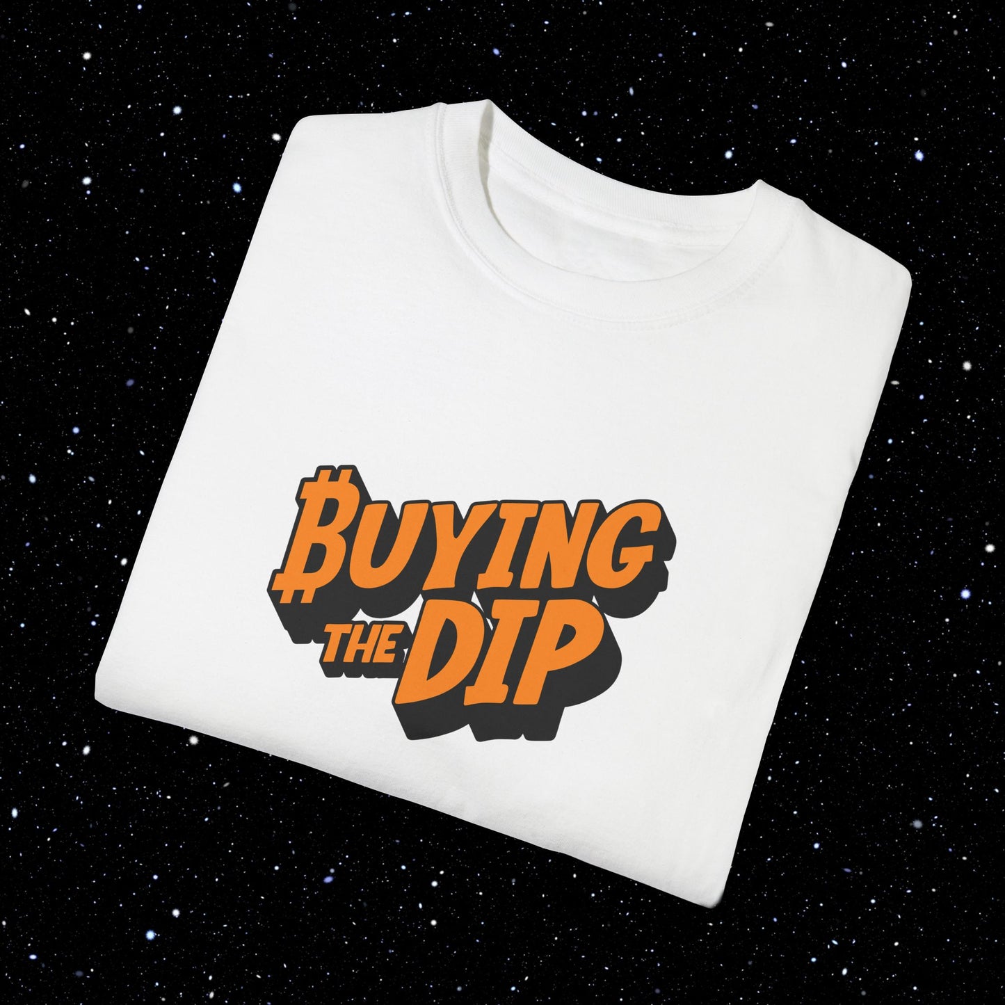 Buying the Dip - Bitcoin Comfort Colors Tee Shirt