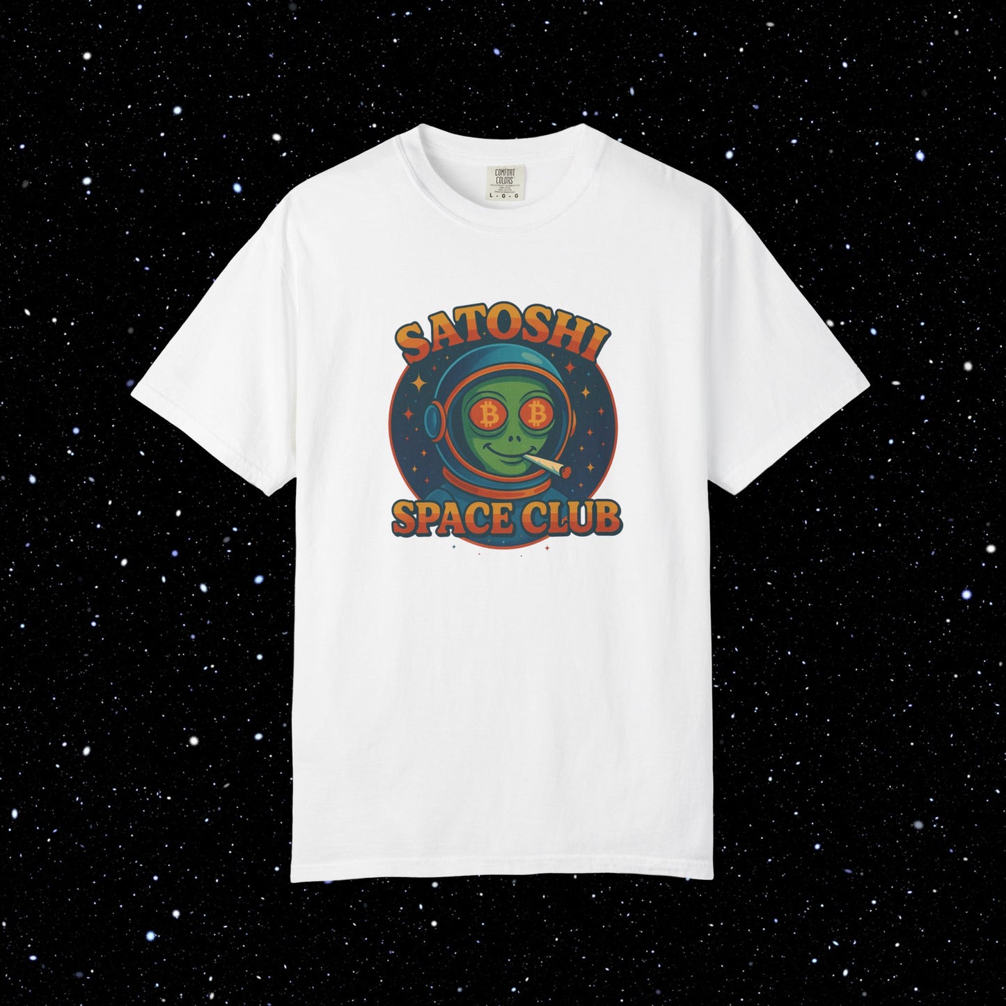 Satoshi Space Club - High on Bitcoin Tee Shirt