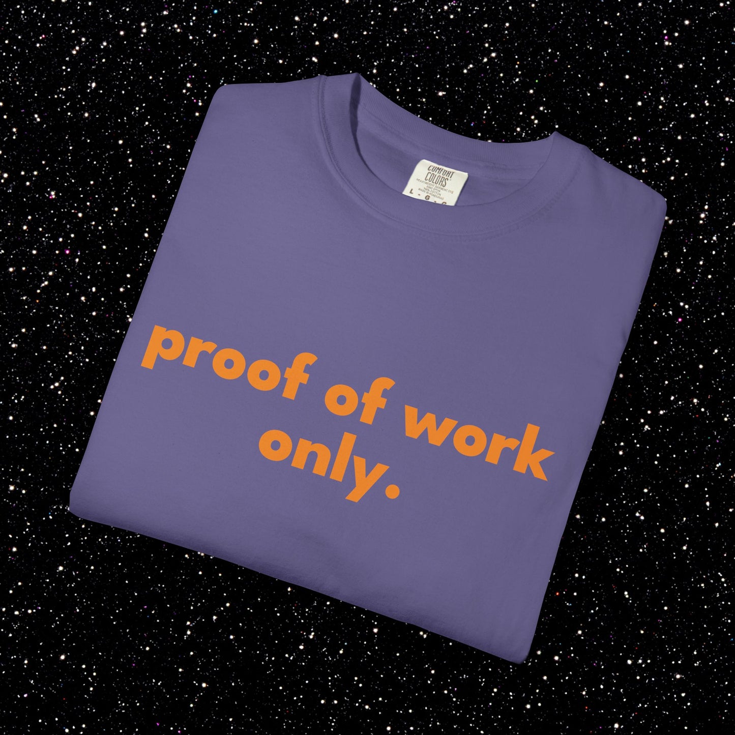 Proof of Work Only Bitcoin Tee