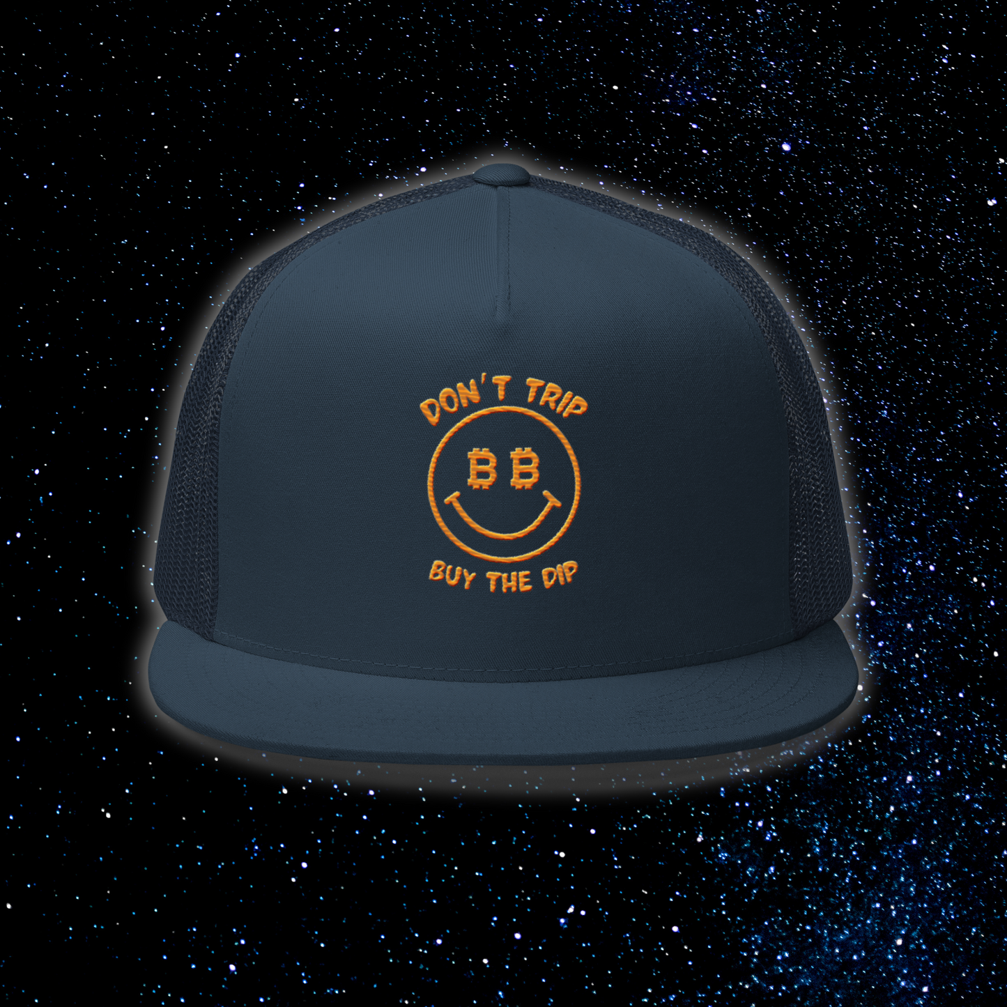 Don’t Trip Buy the Dip Bitcoin Trucker Hat