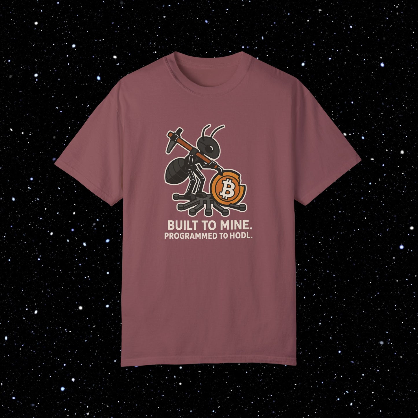 Bitcoin Ant Miner Comfort Colors Tee Shirt