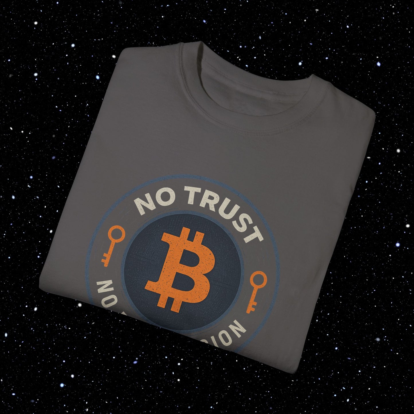No Trust No Permission Bitcoin Comfort Colors Tee Shirt