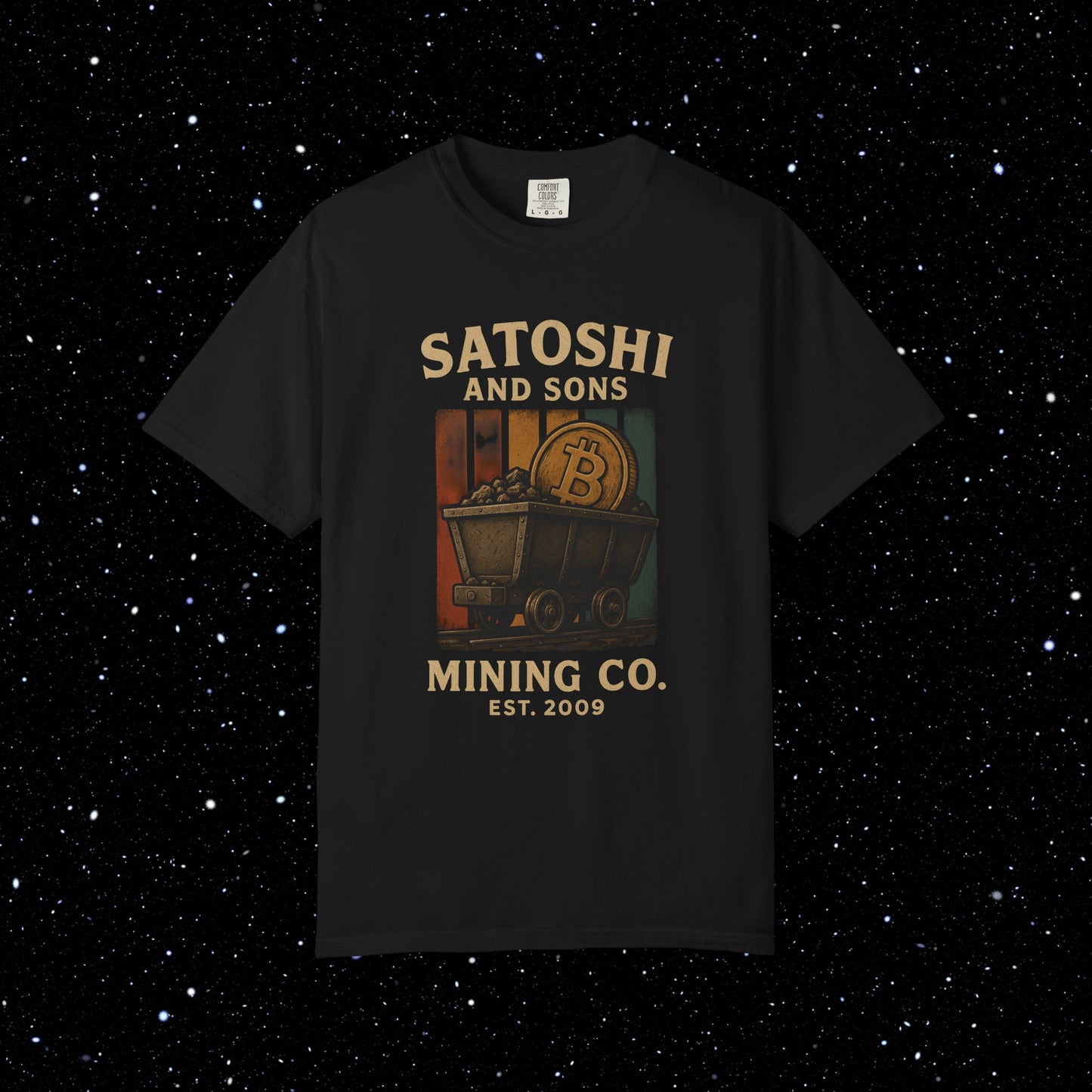 Satoshi and Sons Mining Cart Tee