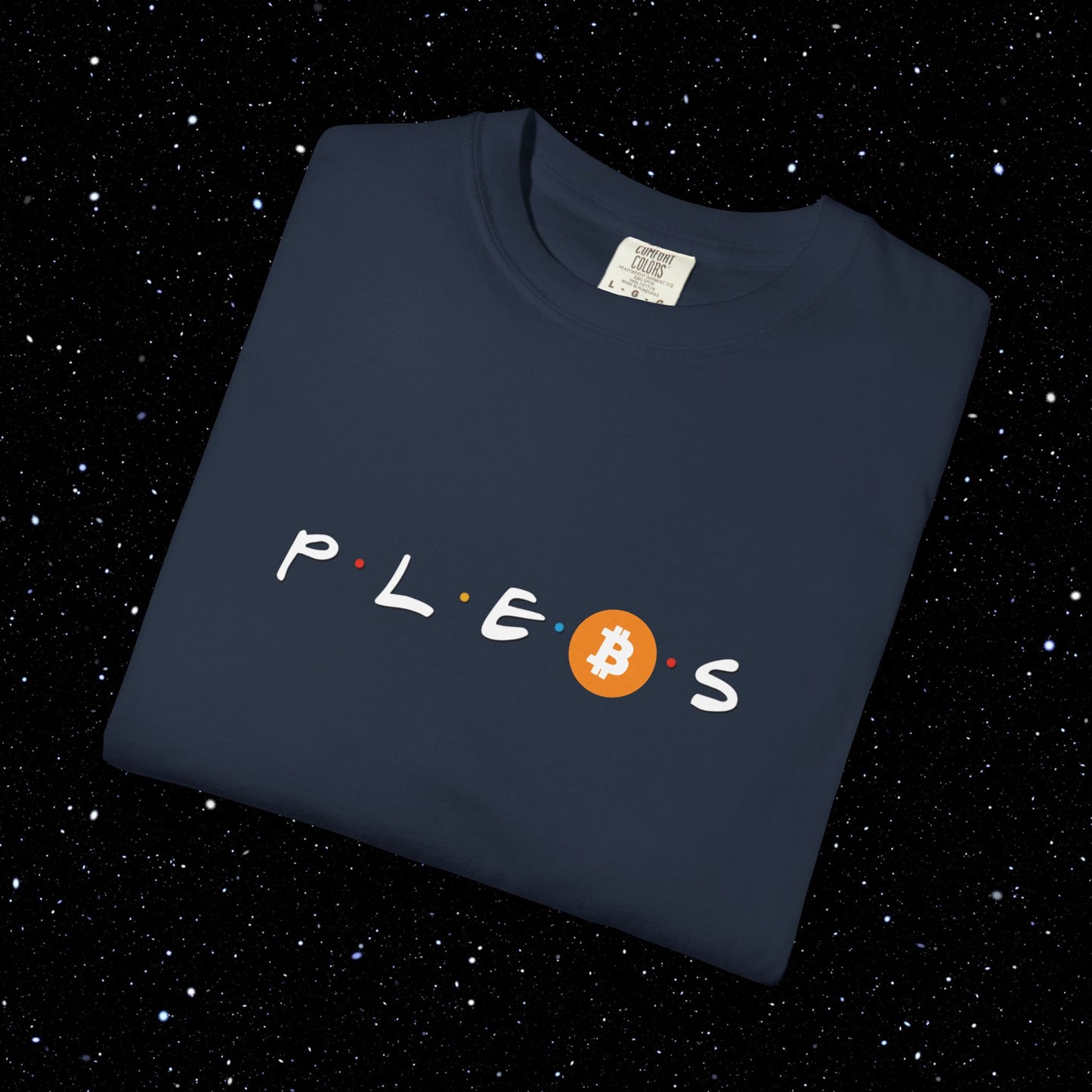PLEBS - Comfort Colors Bitcoin Tee Shirt