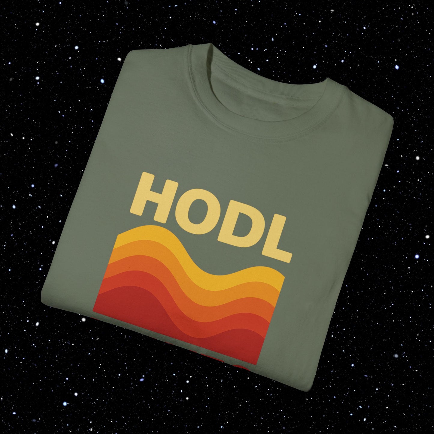 HODL Waves Comfort Colors Bitcoin Tee Shirt