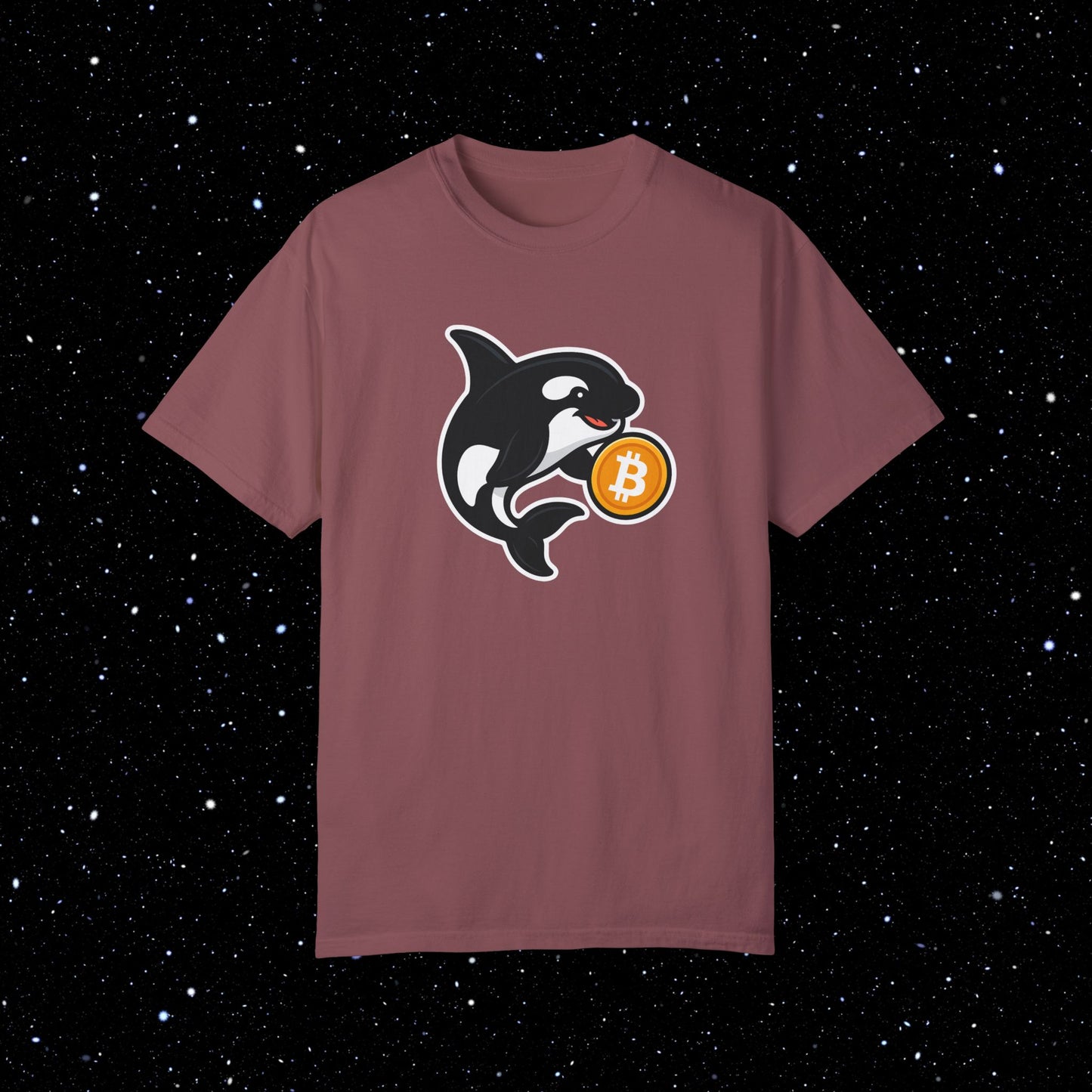 Bitcoin Orca Comfort Colors Tee Shirt