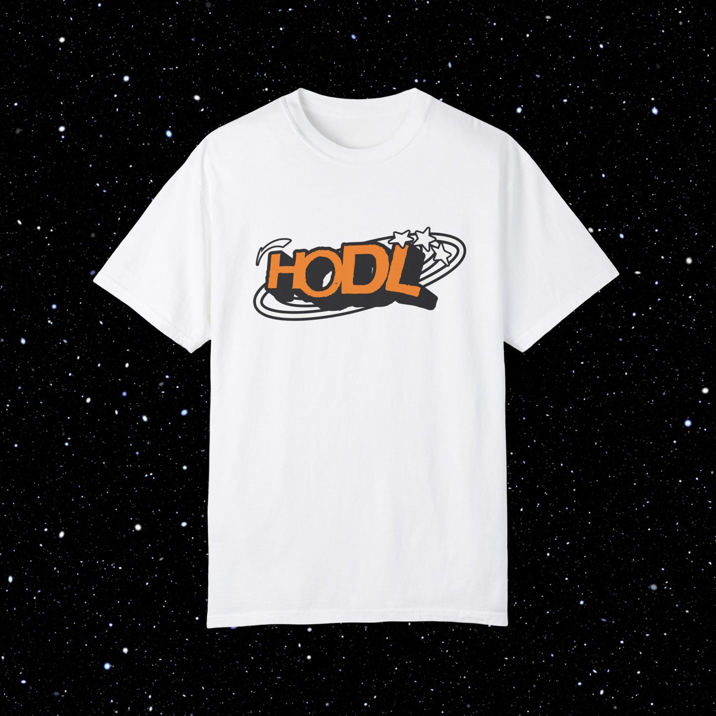 Cosmic HODL Bitcoin Comfort Colors Tee Shirt
