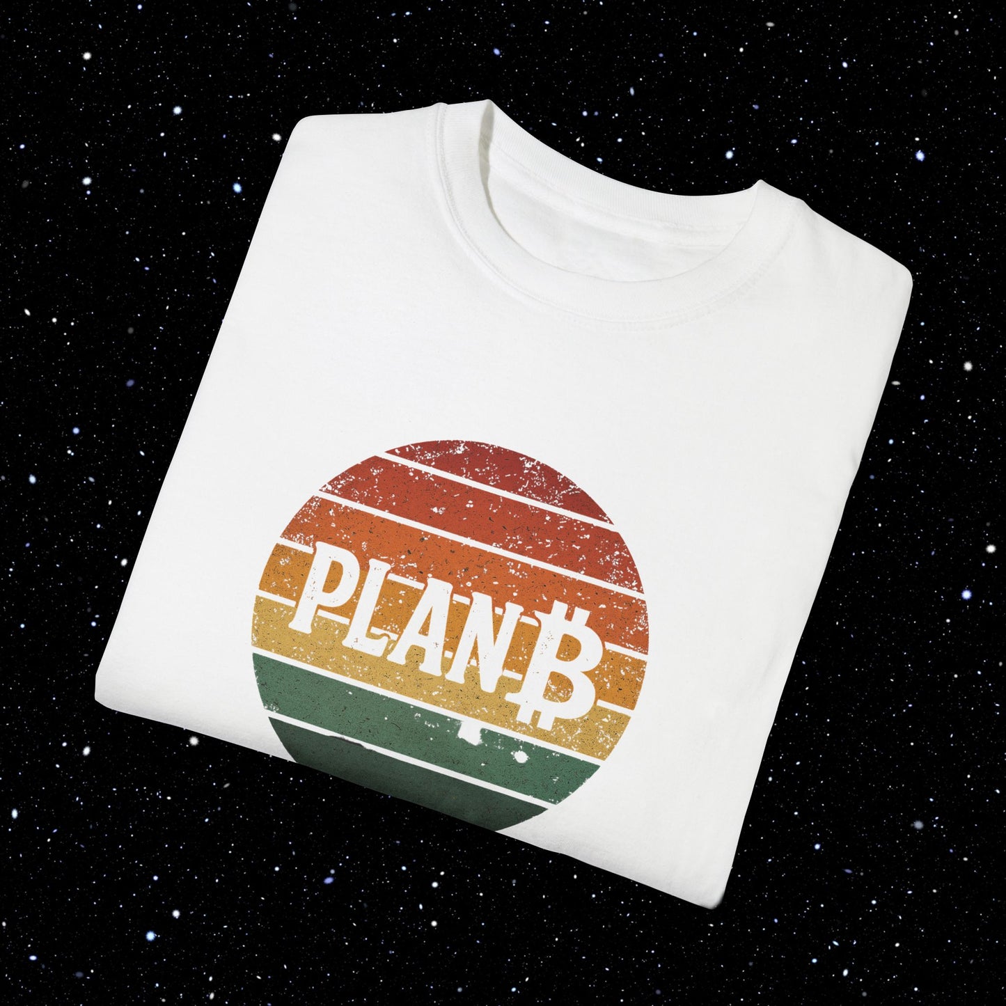 Plan ₿ Grunge Sunset Comfort Colors Tee Shirt