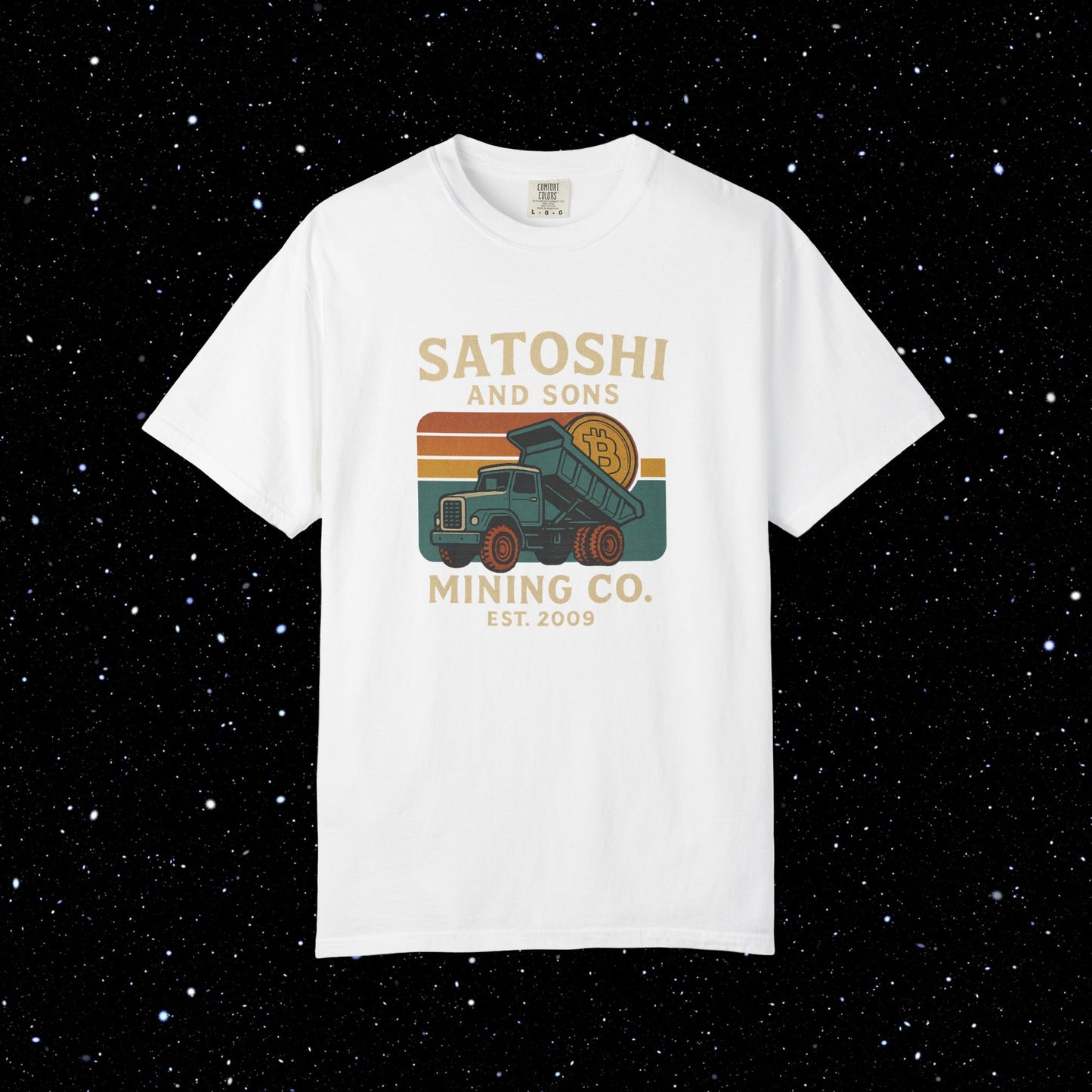Satoshi and Sons - Bitcoin Comfort Colors Tee Shirt